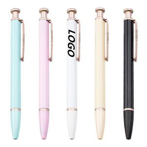 Pastel Metal Click Action Pen 7