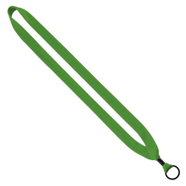 3/4" Cotton Lanyard with Metal Crimp & Split-Ring 81