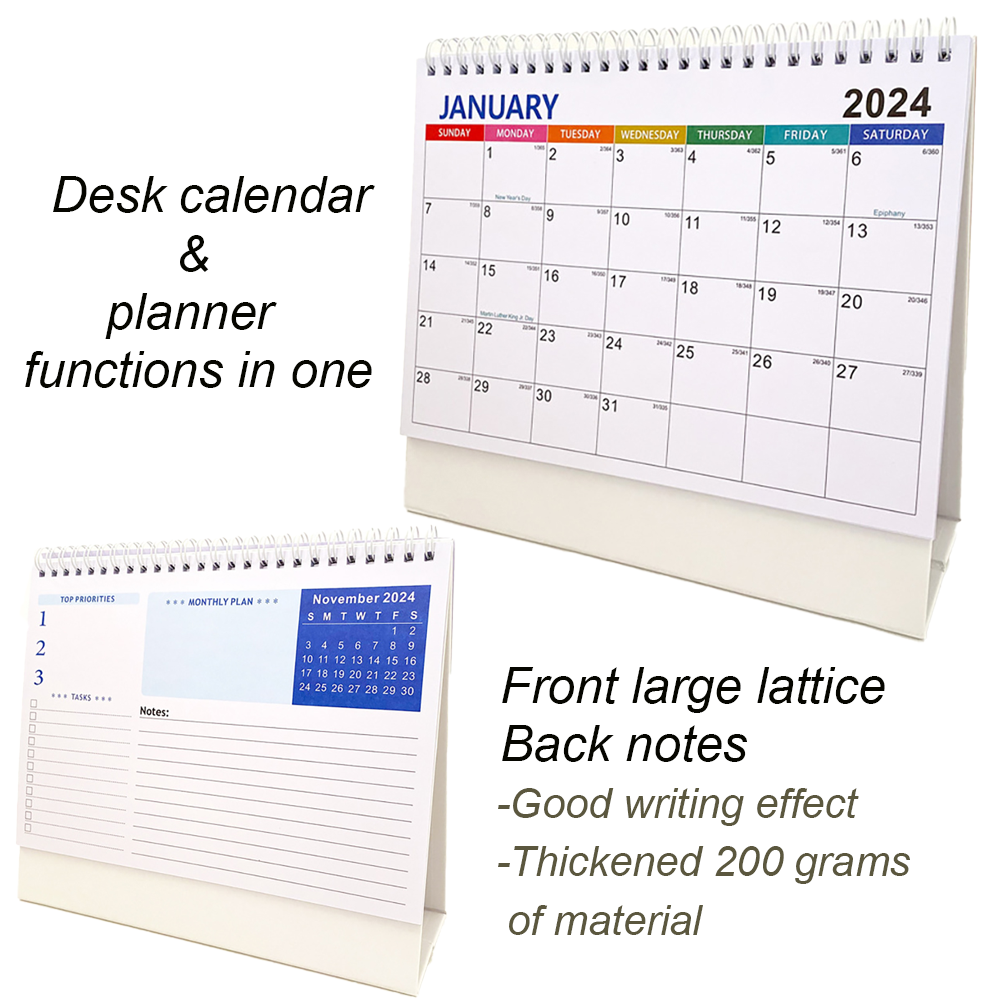 Desk calendar planner desktop ornaments 8
