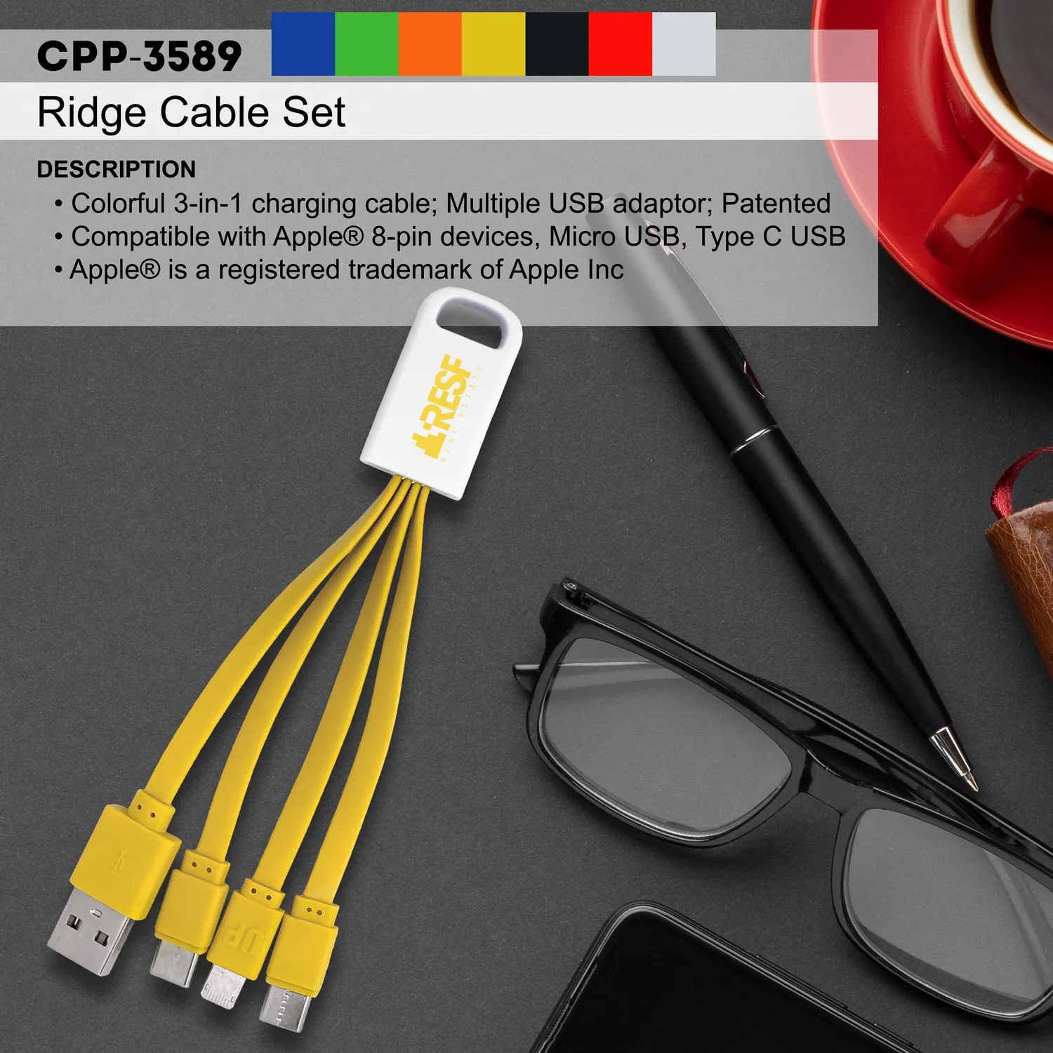 3-in-1 Noodle Charging Cable 13