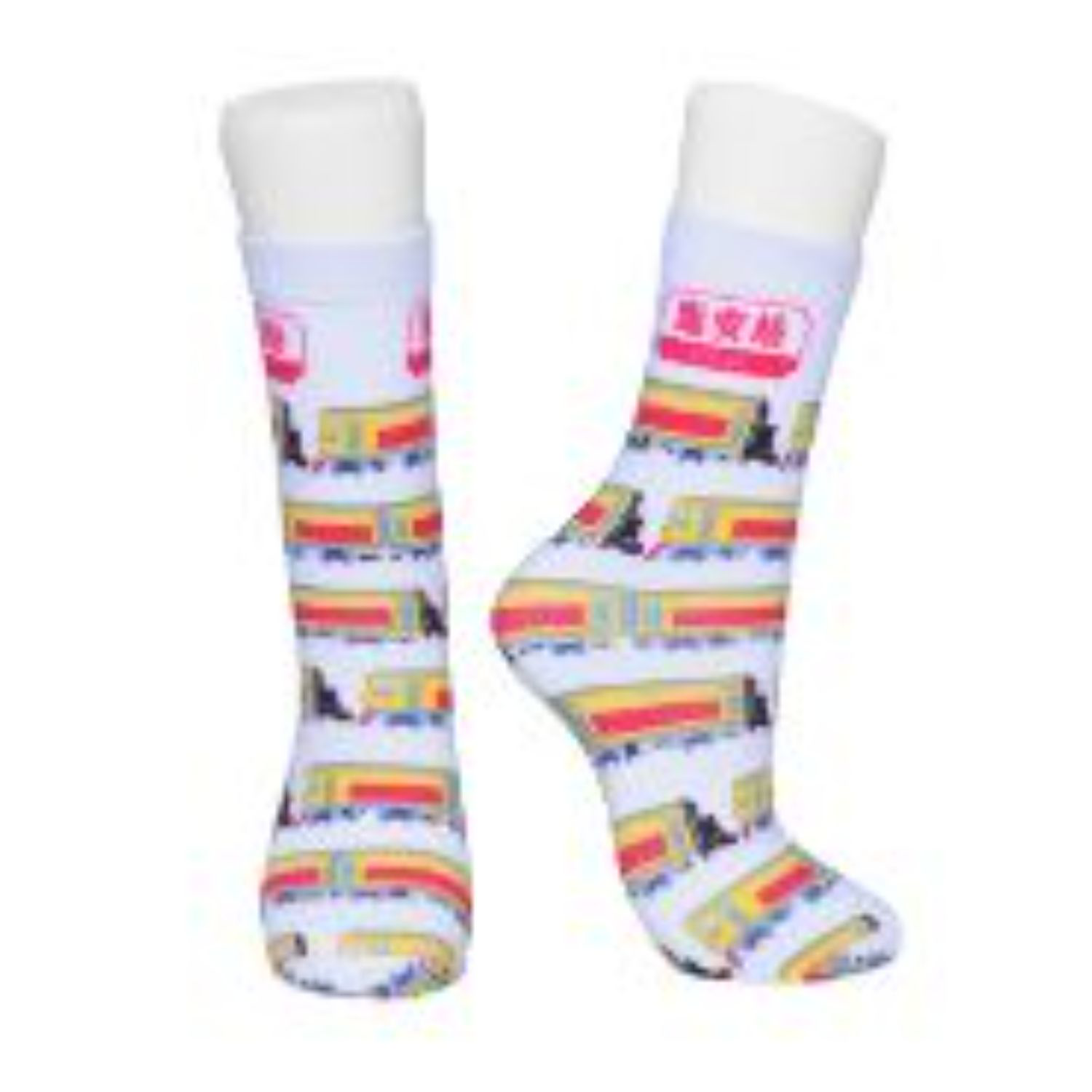 Youth Mid Crew 360 digital printed socks w/ full customization 4