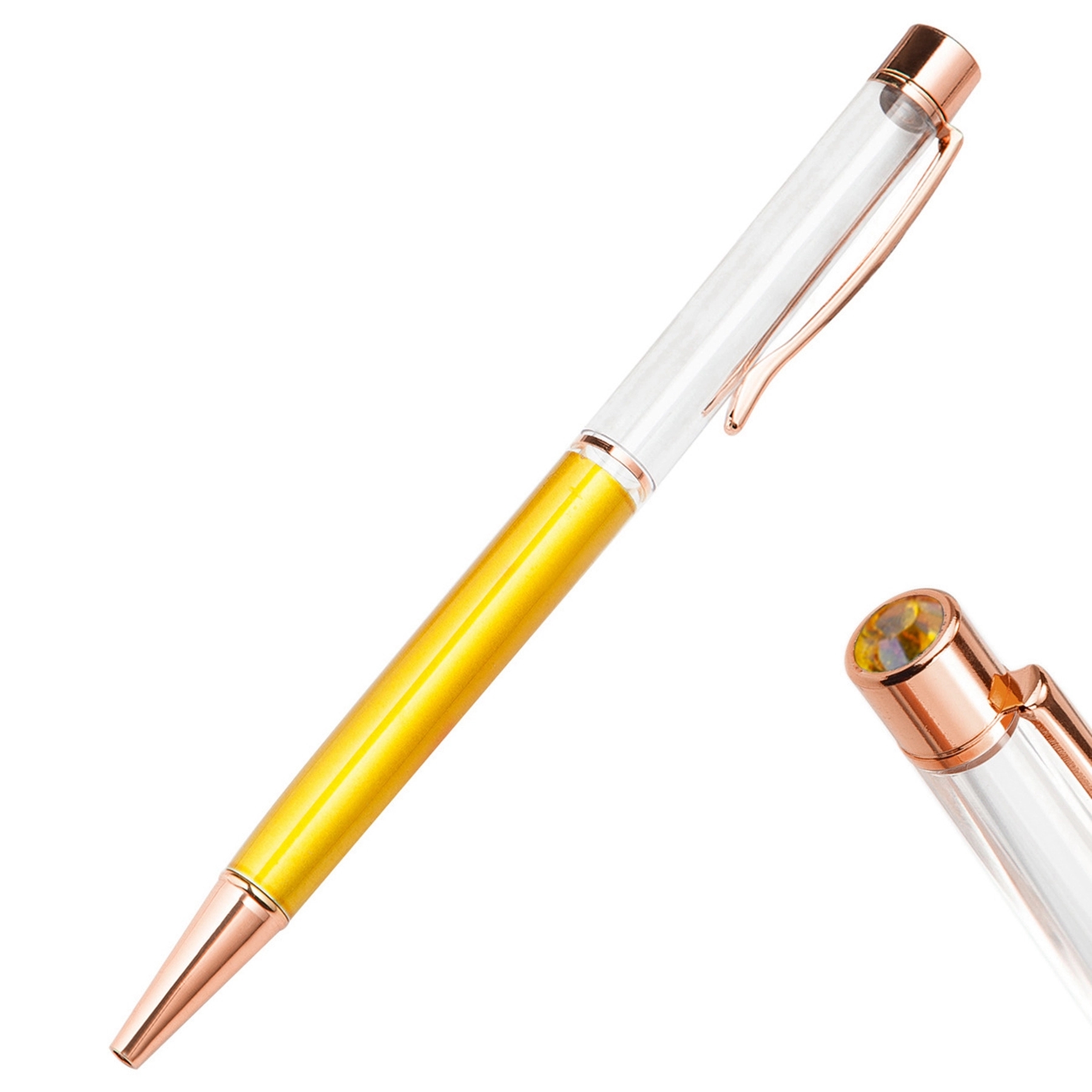 Crystal Air Tube Ballpoint Pen 16
