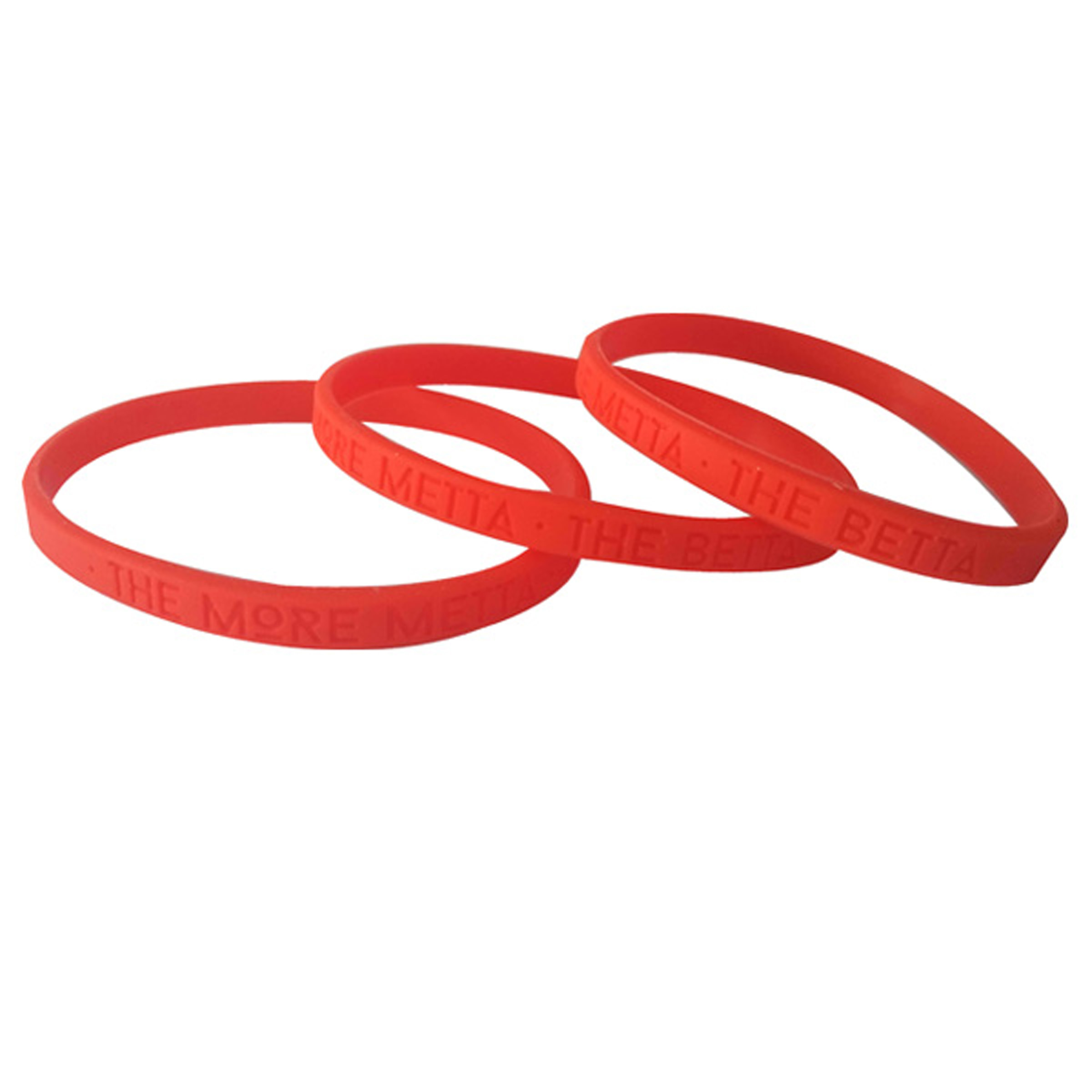 Debossed Silicone Wristband 2
