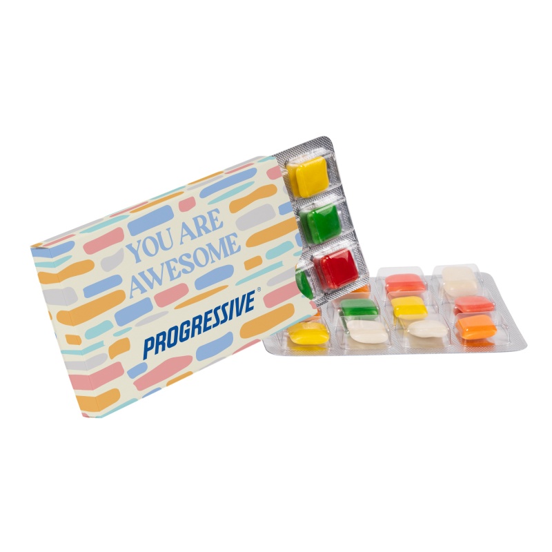 Assorted Chicklet Gum Pack 24pc 1
