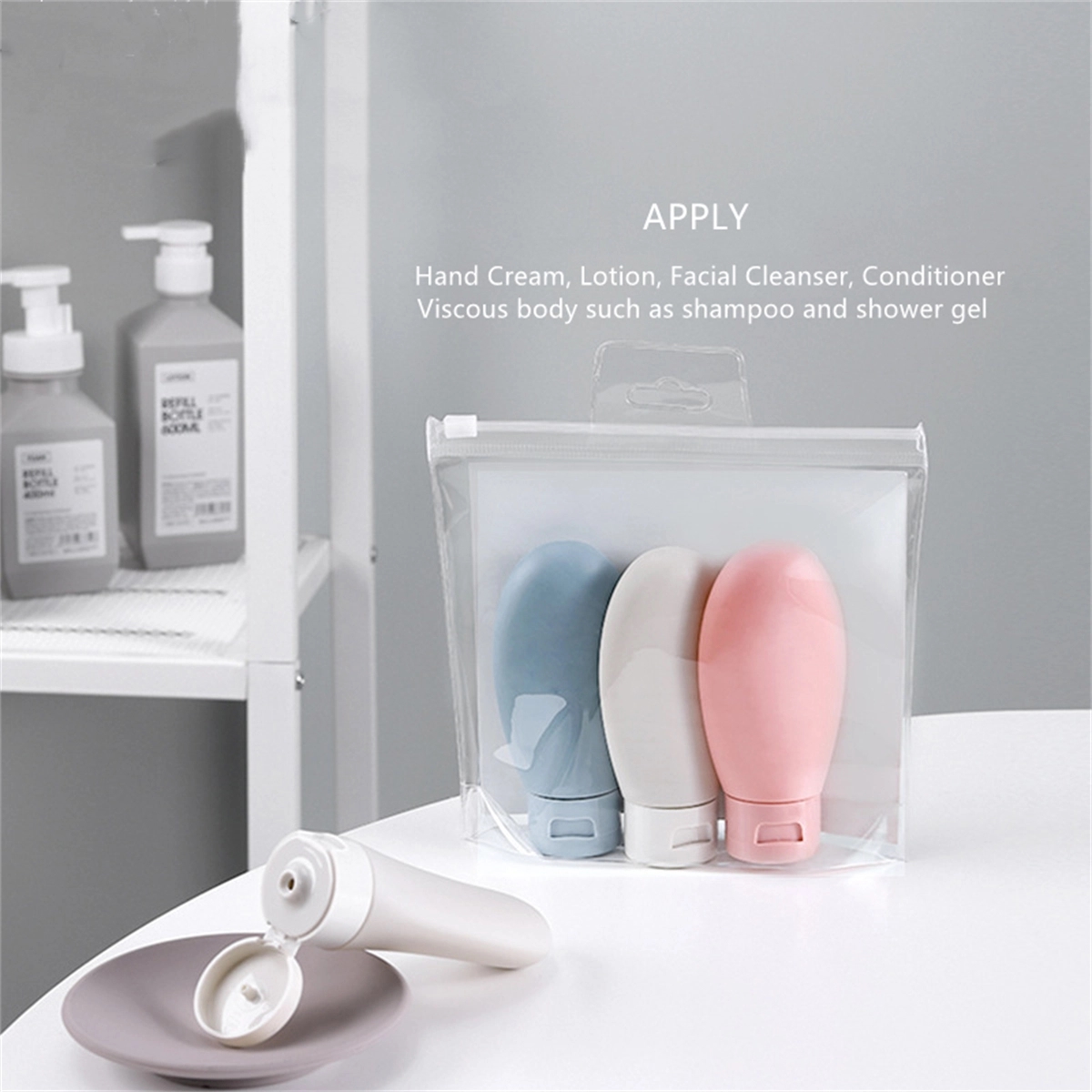 3-Pack 2 Oz/ 60Ml Travel Size Bottles 4