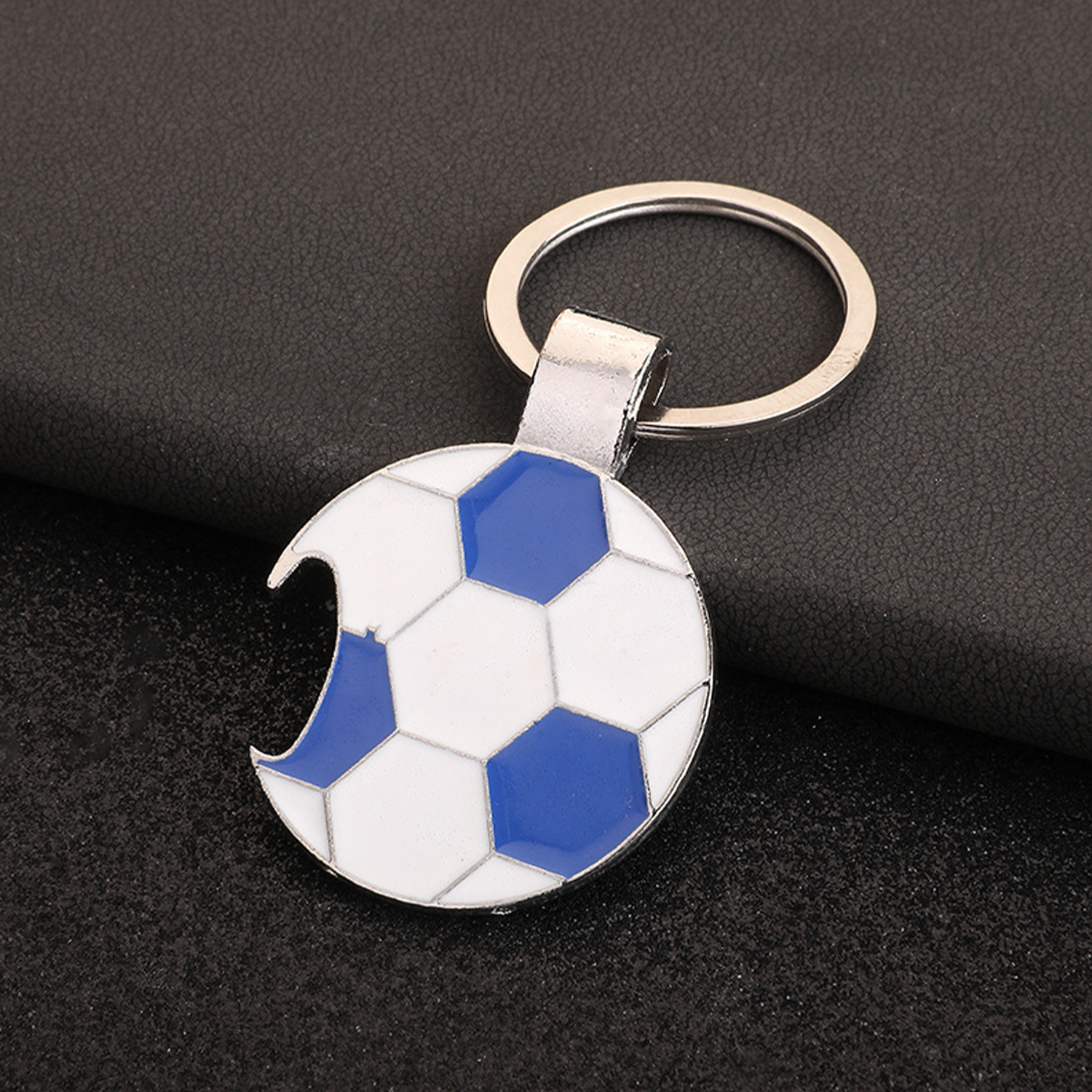 Football-shaped Corkscrew Key Chain 1