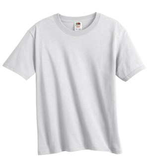 Screen Printed 3930B Ash & Athletic Heather Youth T-shirts 2