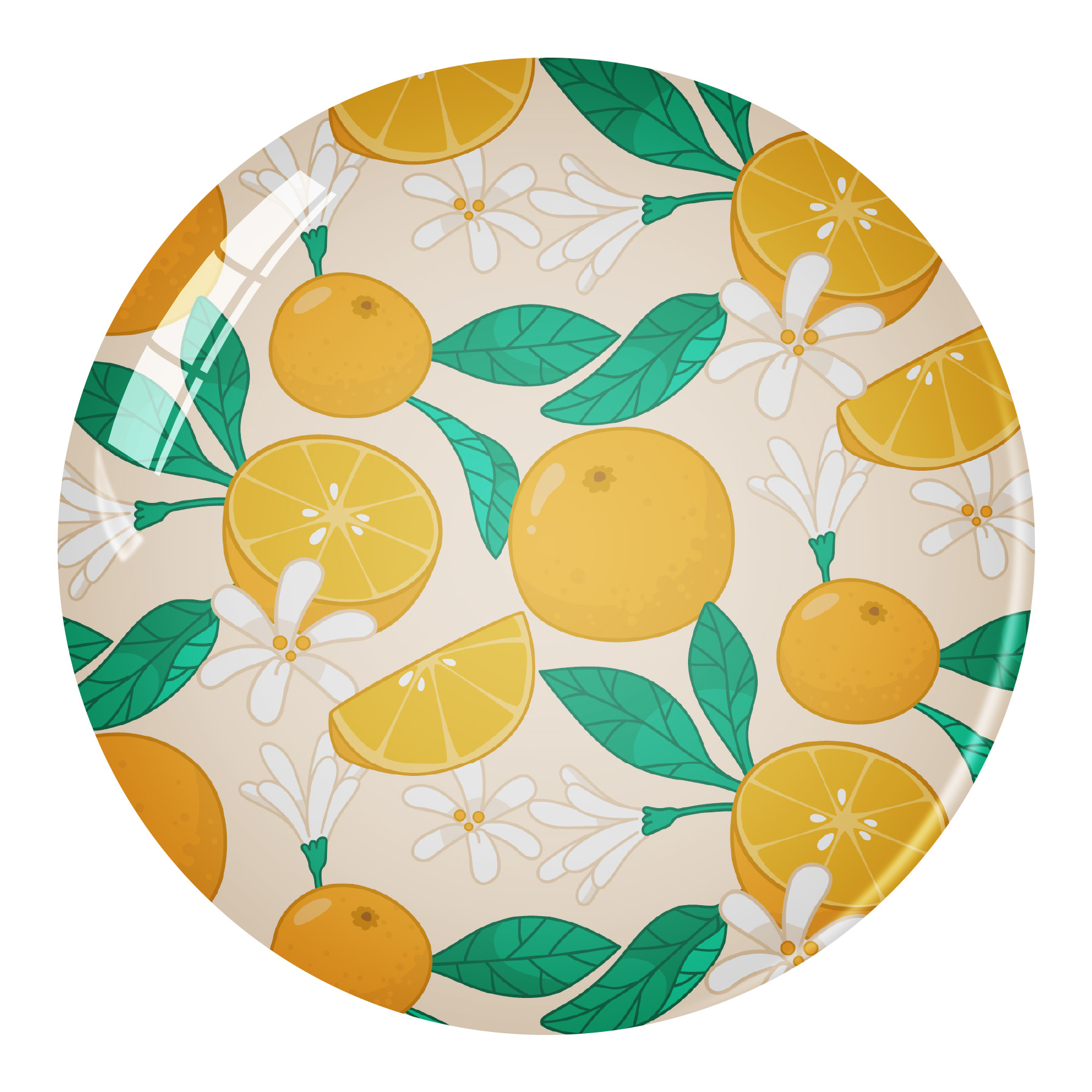 Round Fridge Magnets 2