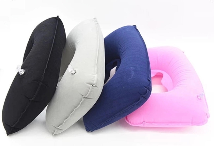 Inflatable Travel Neck Pillow in Pouch 2