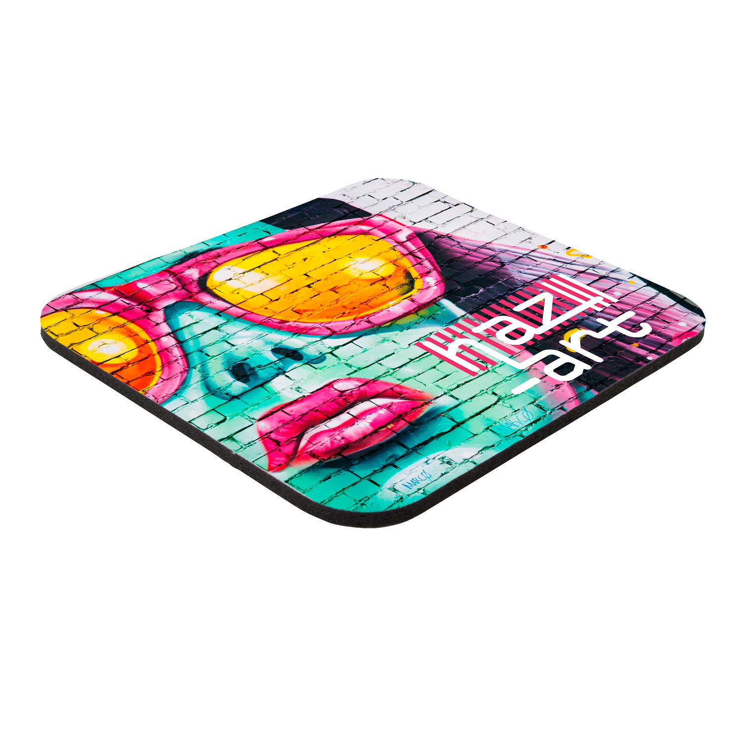 7" X 8" X 1/4" Full Color Hard Surface Mouse Pad 1
