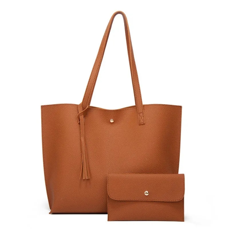 Soft Faux Leather Tote Shoulder Bag 4
