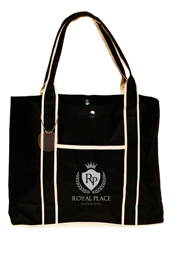Polyester Fashion Tote Bags, custom tote bag with logo imprint 3