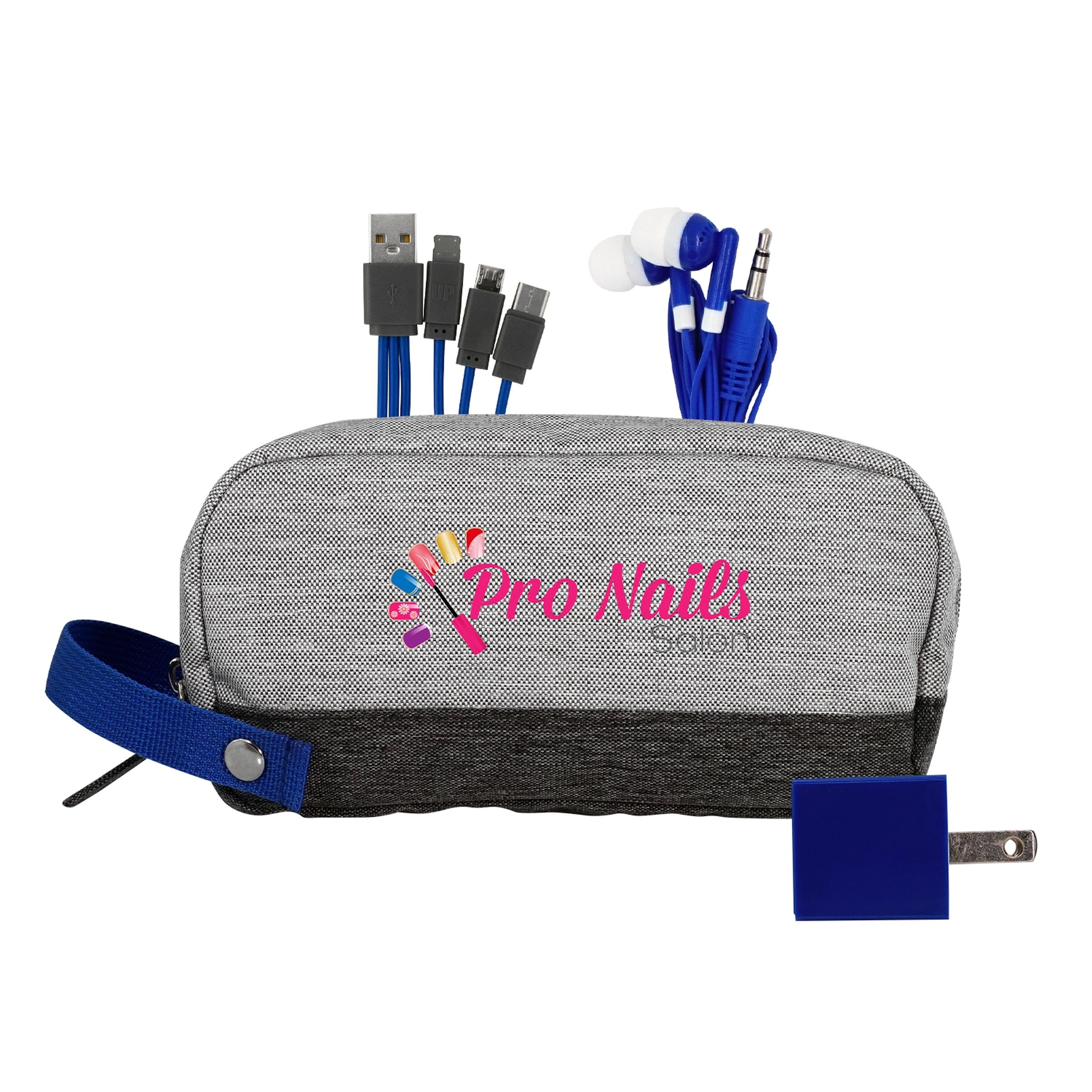 Bay Two Tone Wall Charging Travel Set 14