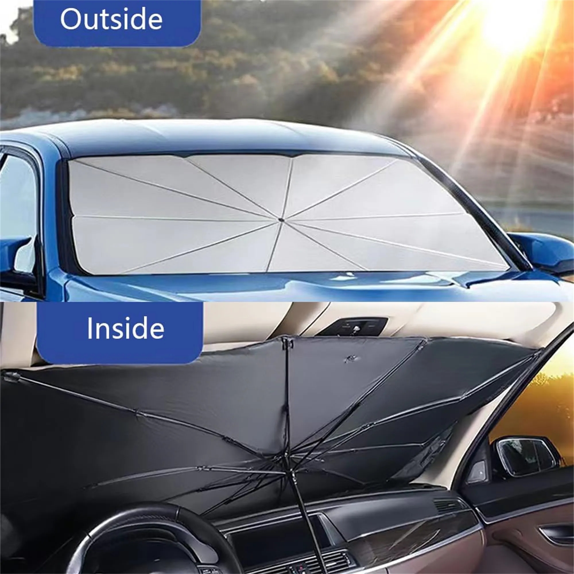 Car Windshield Sun Shade Umbrella 6
