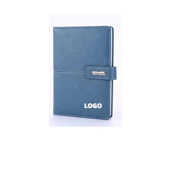 A5 Lined Leather Notebook 2
