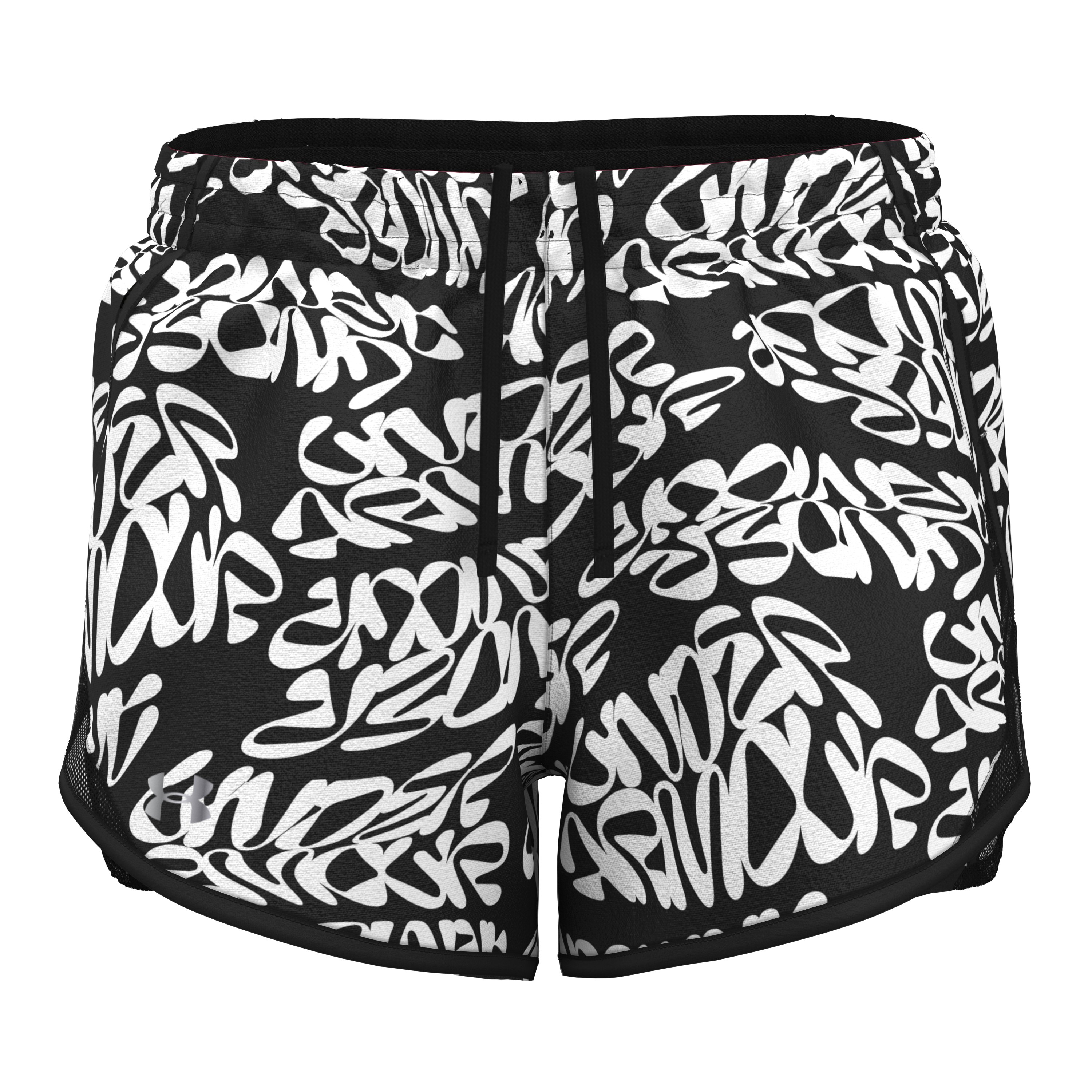 UA Fly-By Printed Women's 3 Shorts 5