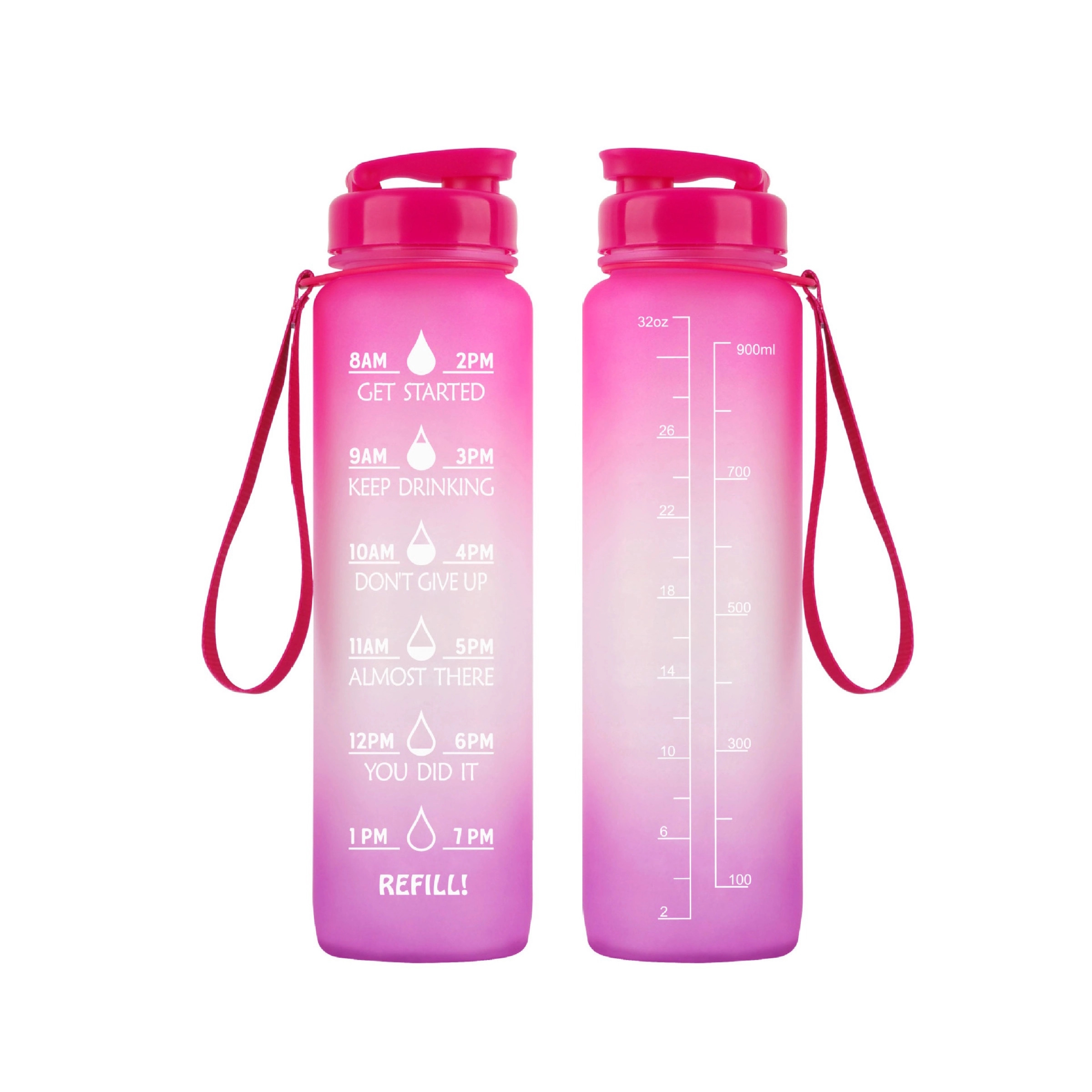 32 Oz Water Bottle with Motivational Time Reminder 5