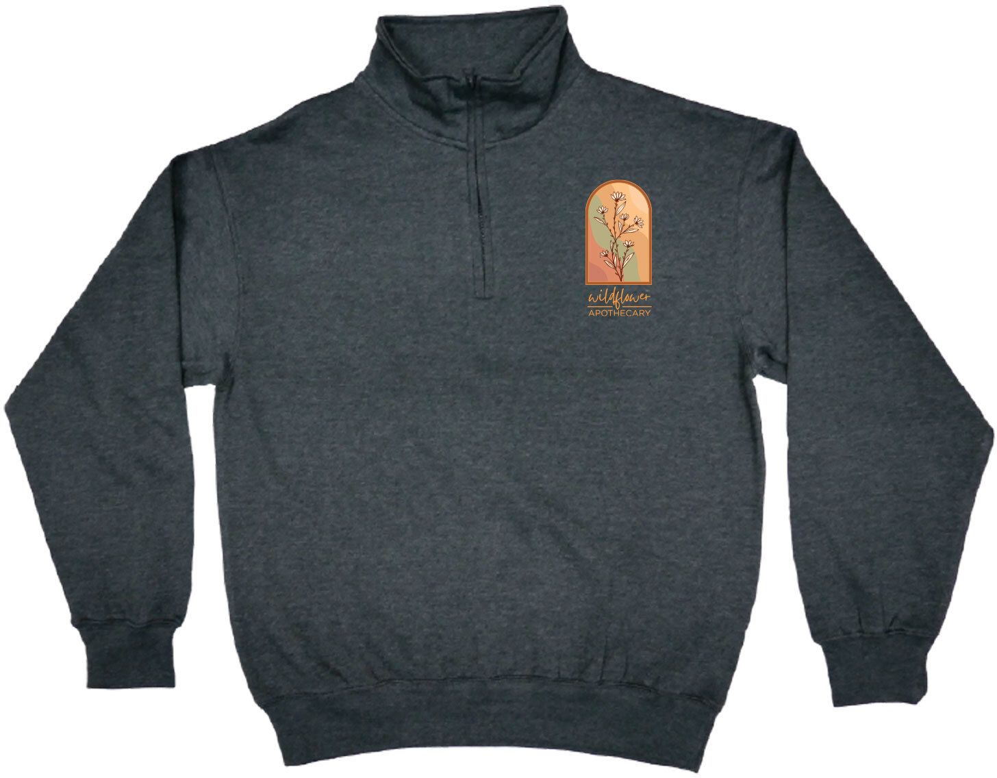 Full Color Unisex 1/4 Zip Fleece Pullover, custom hoodie or sweatshirt with logo imprint 10