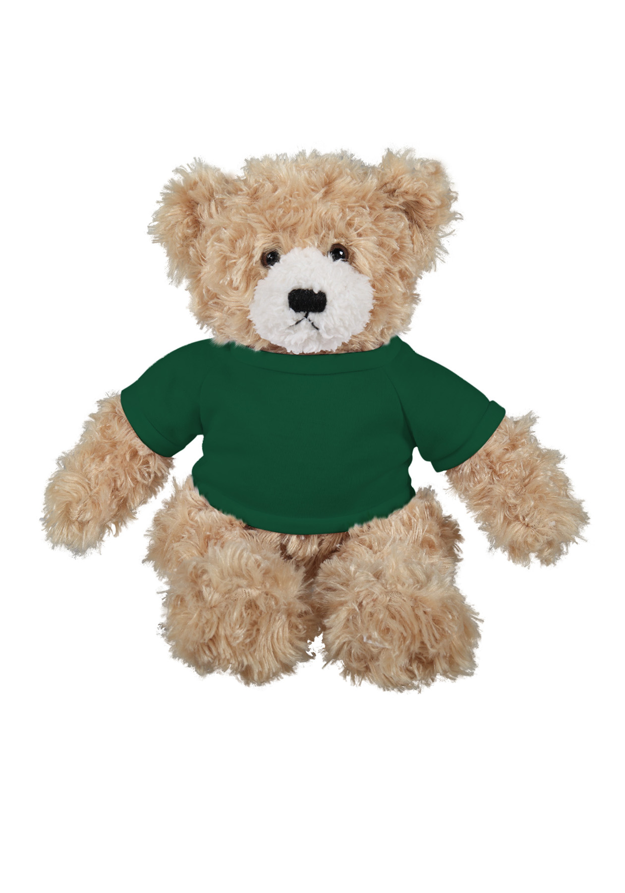 soft plush Beige Brandon Bear  with t-shirt 11