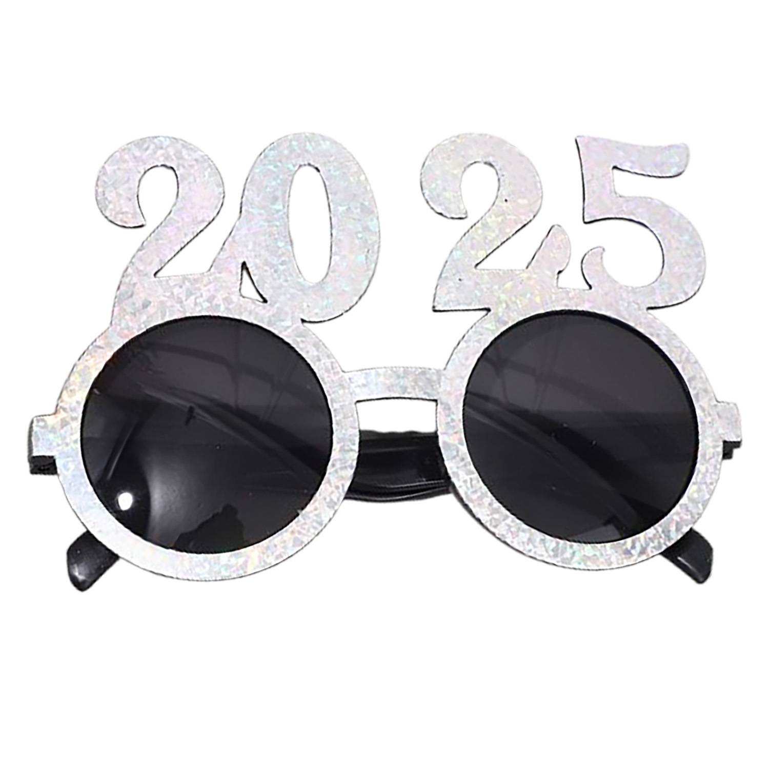 2025 New Year Round Shaped Party Glasses 4