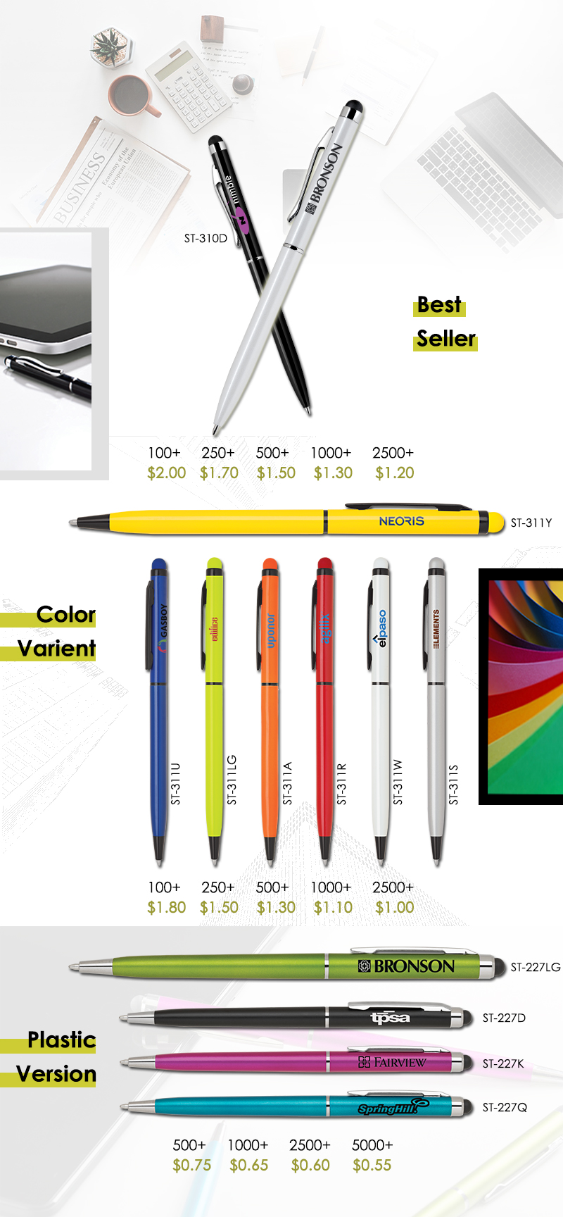 Stylus-310 Aluminum Stylus Pen 7