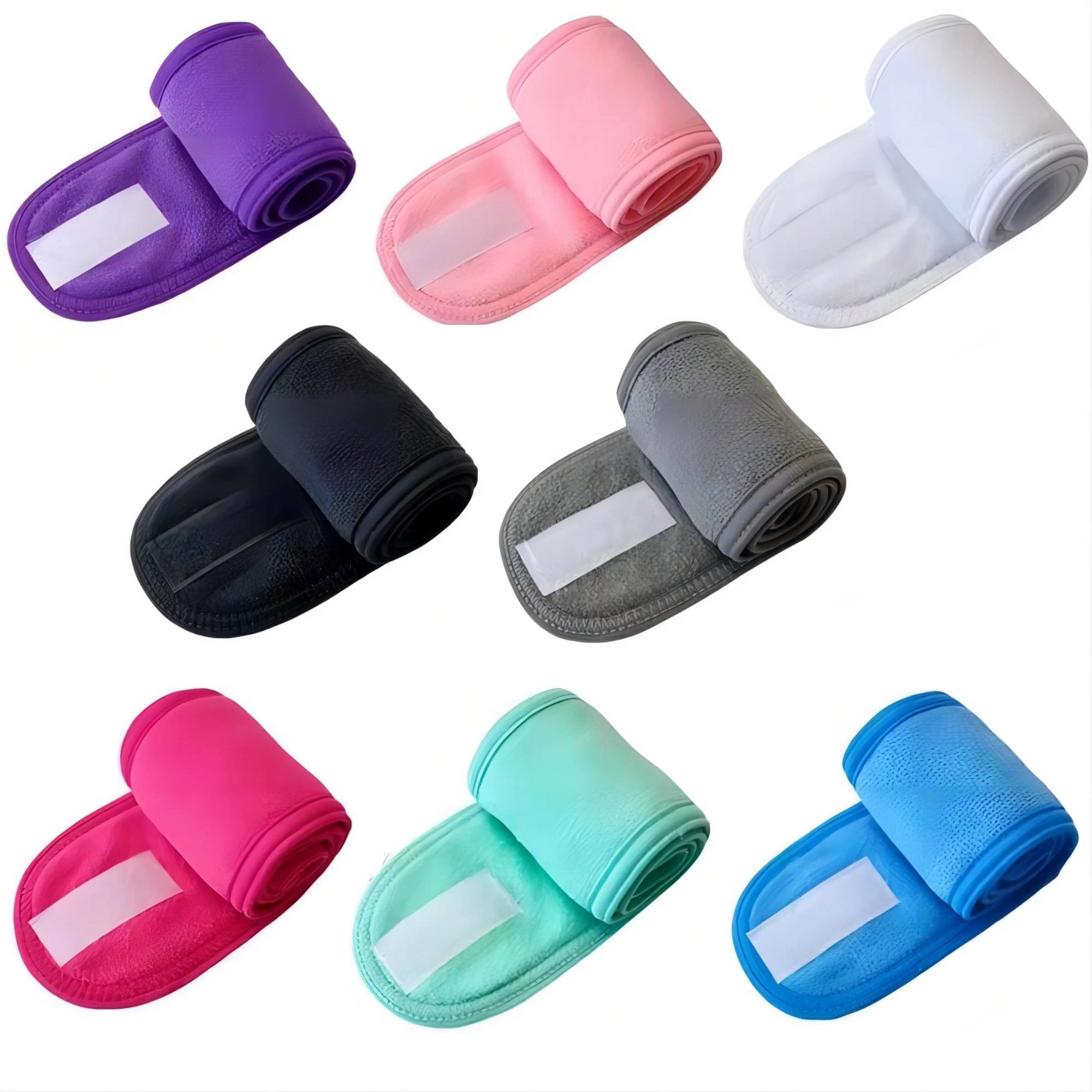 Ultra Soft Adjustable Face Wash Headband MOQ 100PCS 3