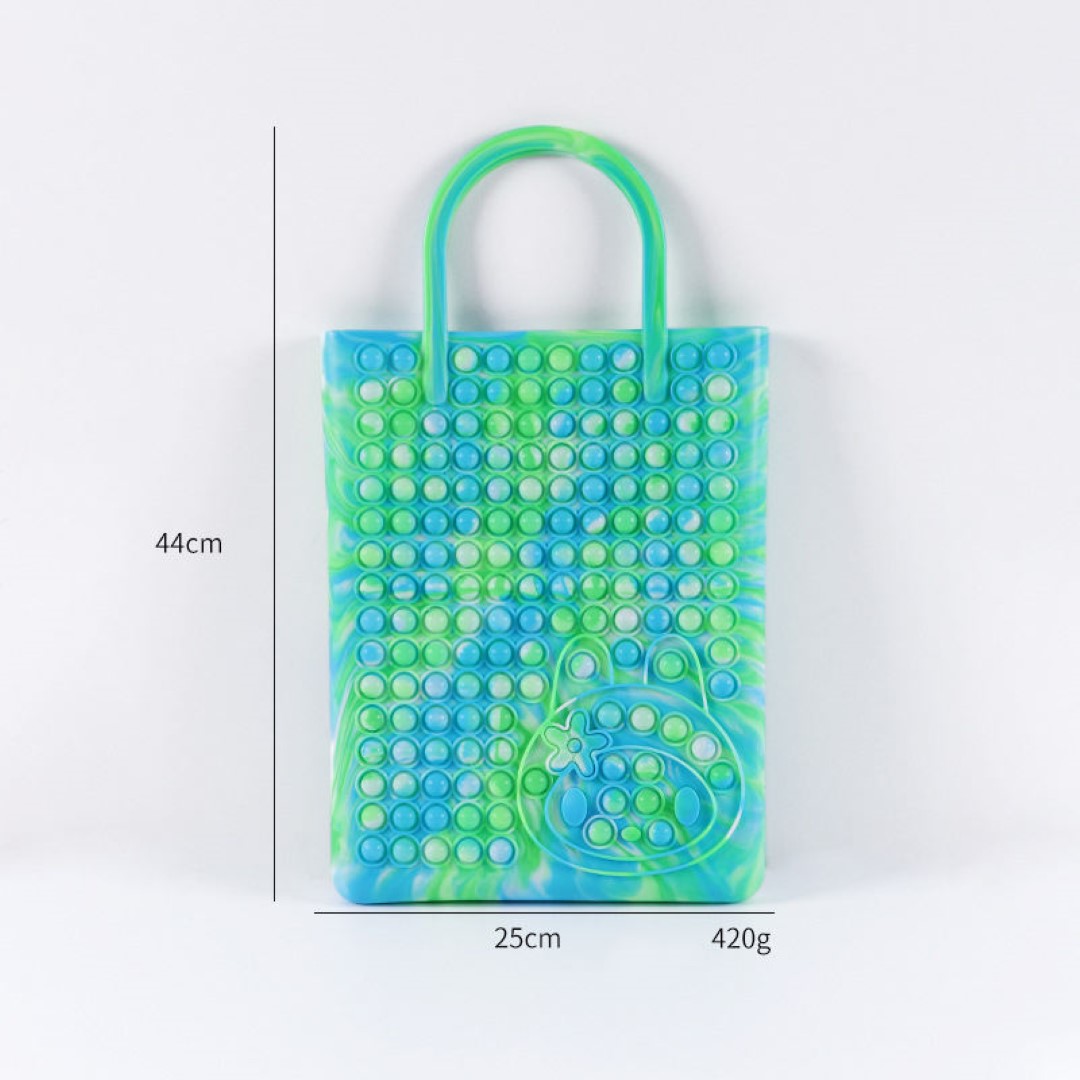 Silicone Fidget Rectangle Pop It Handbag 8