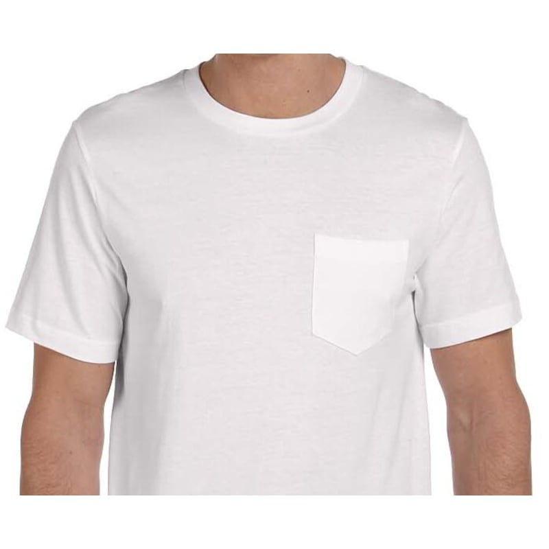 Bella Mens Jersey Short-Sleeve Pocket T-Shirt 12