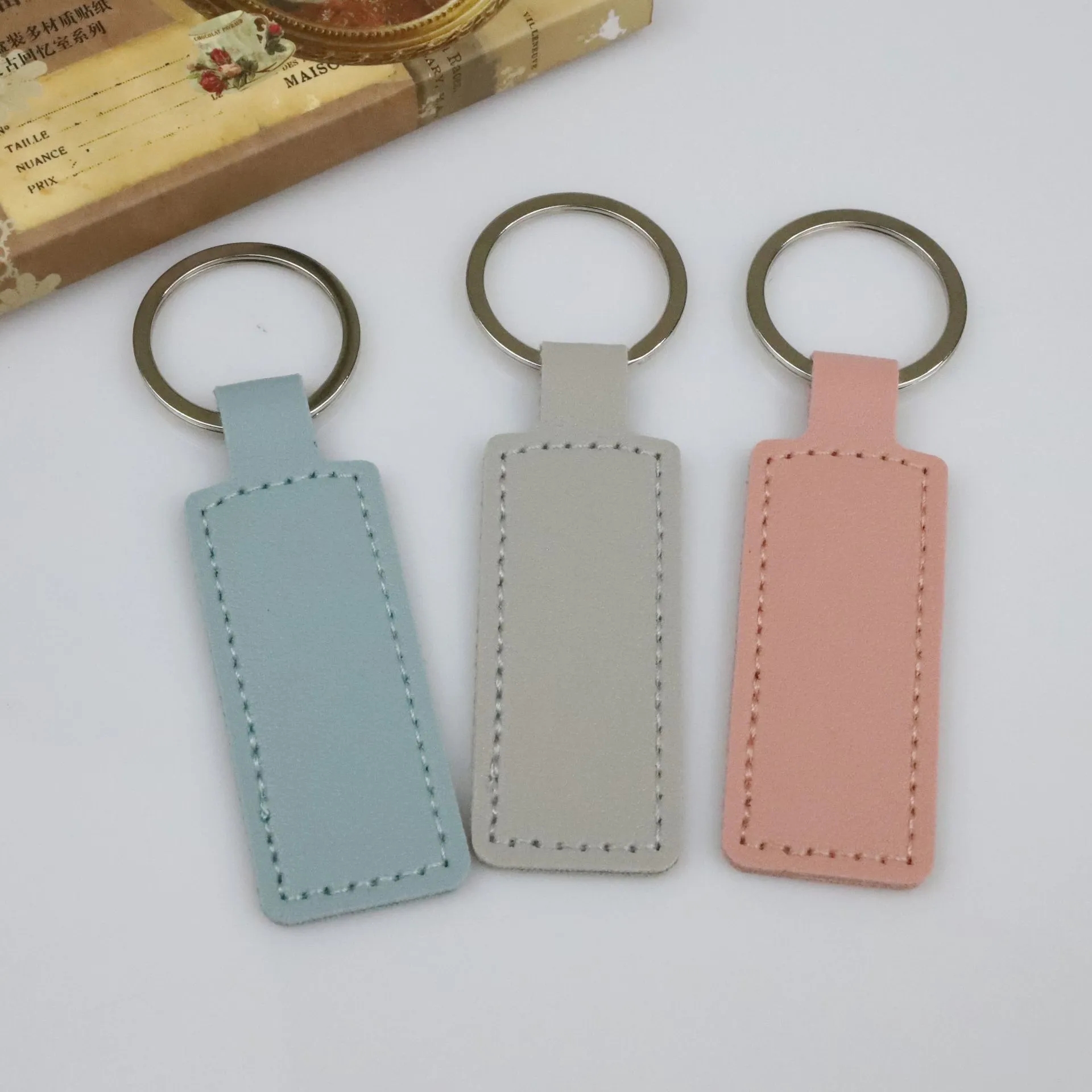 Personalized Leather Keychain 4