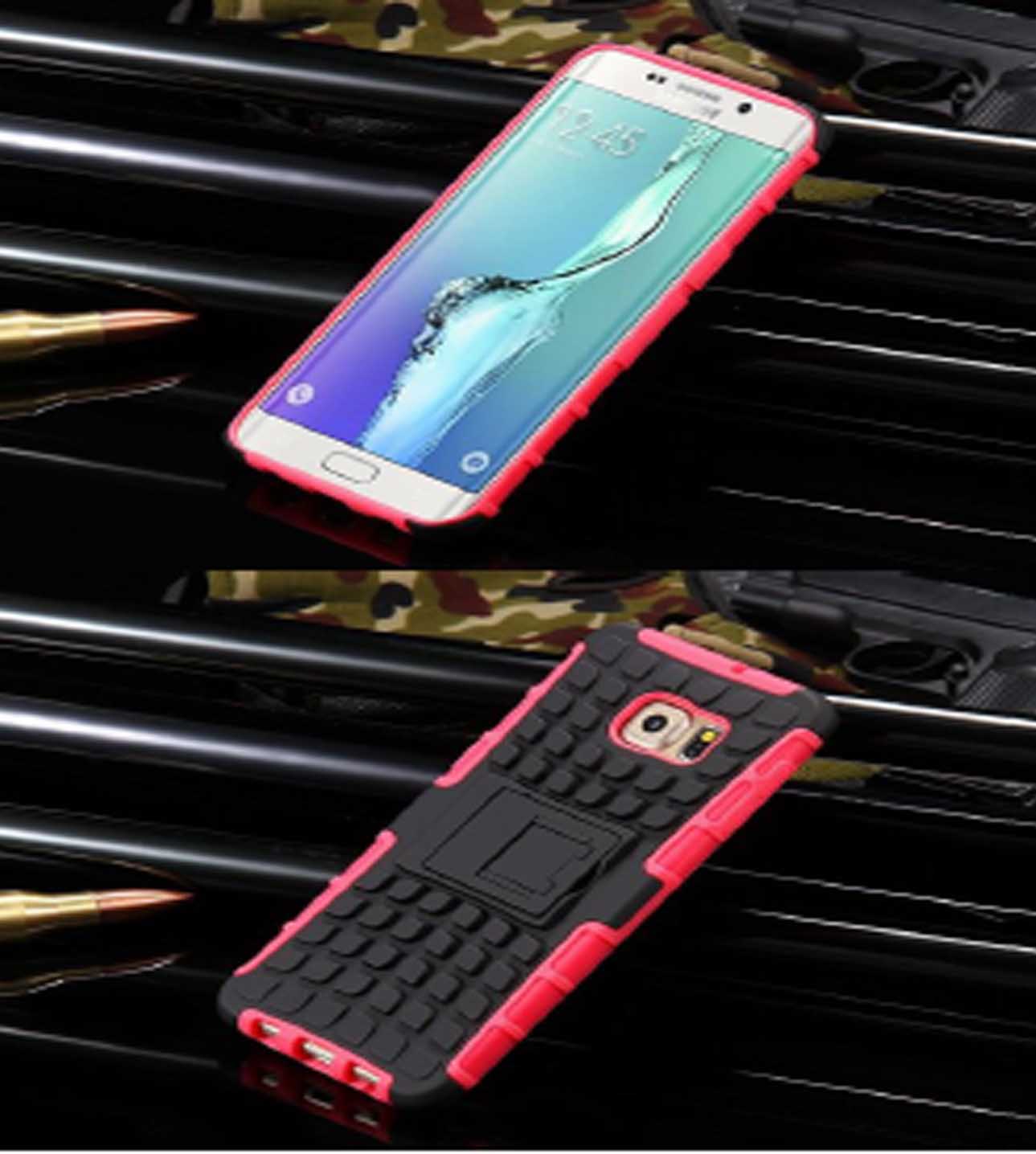 iBank ® Samsung Galaxy S6 Edge Shockproof Case with Belt Clip & Kickstand 2