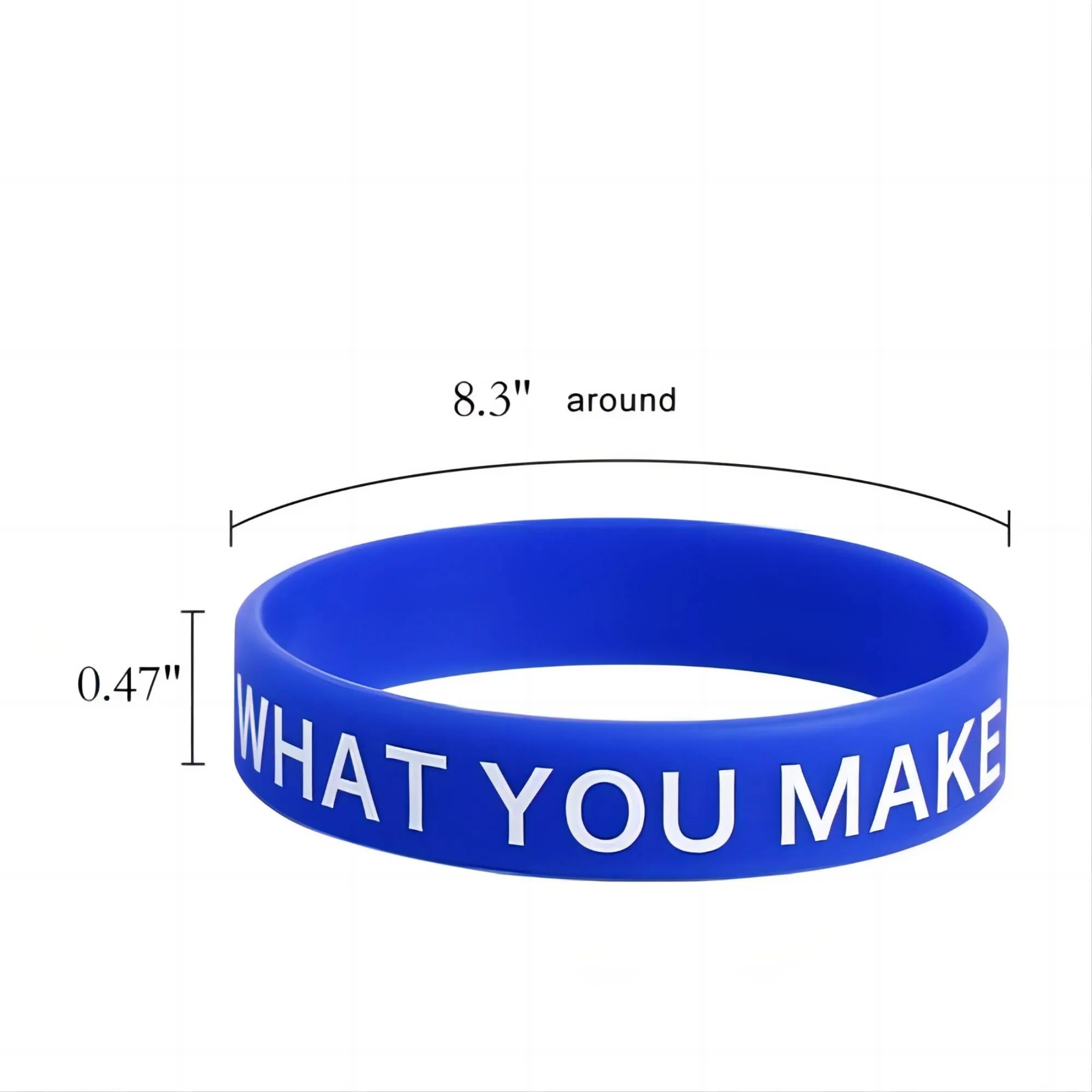 Custom Printed Silicone Motivational Wristbands MOQ100 1