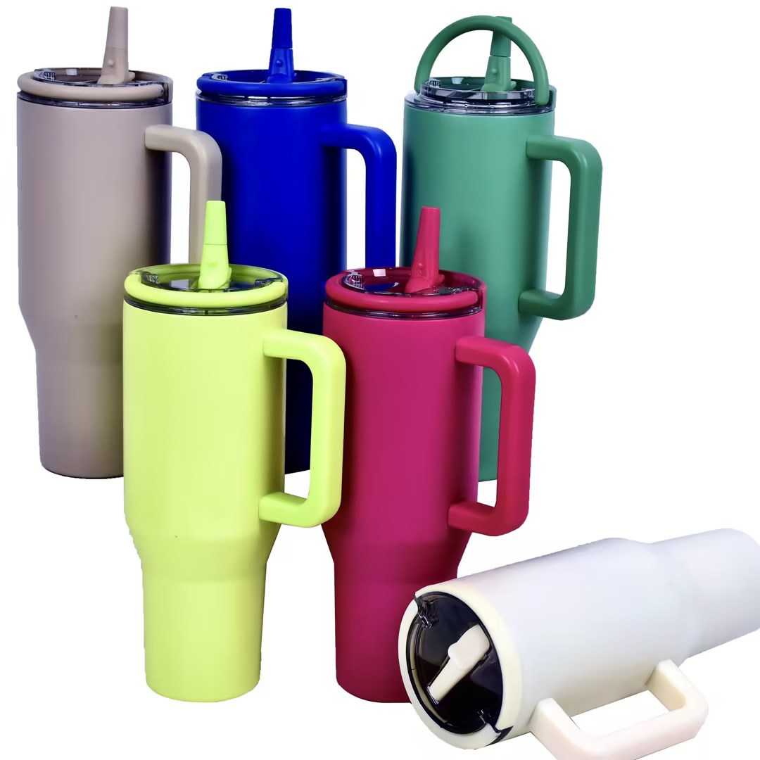 40 oz Leak Proof Insulated Tumbler W/ Straw & Lid 4