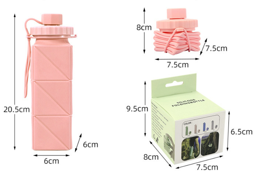 20oz Collapsible Water Bottle 2