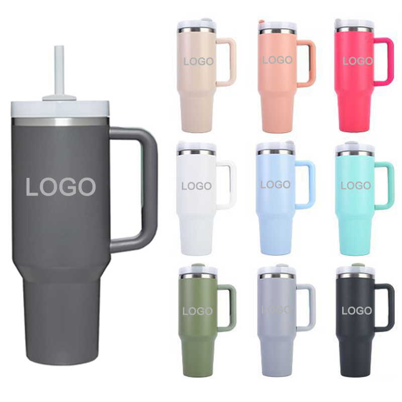 20oz Stainless Steel Threaded Tumbler W/ Sliding Lid 1