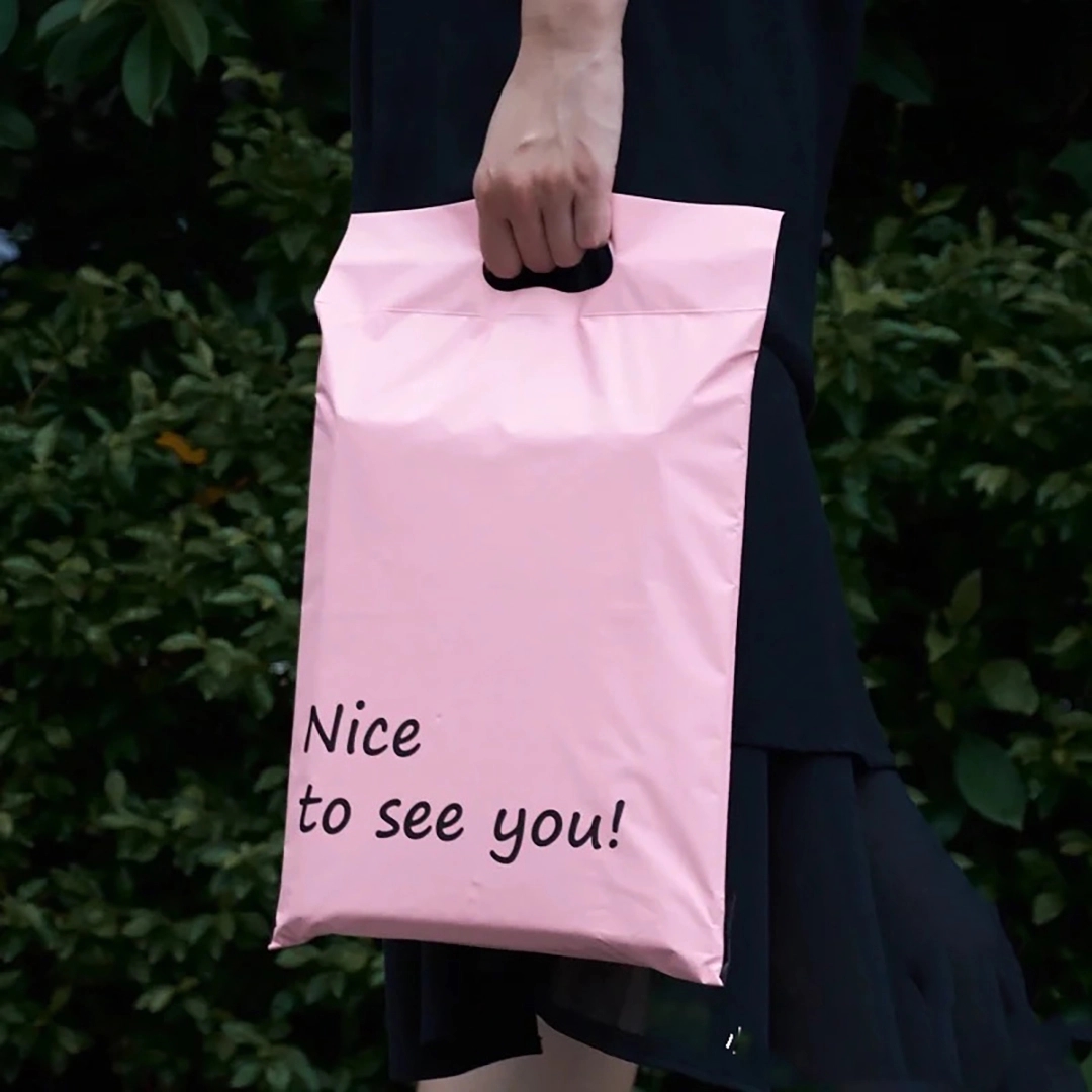 17.7" x 21.7"Custom poly mailers with handles 9