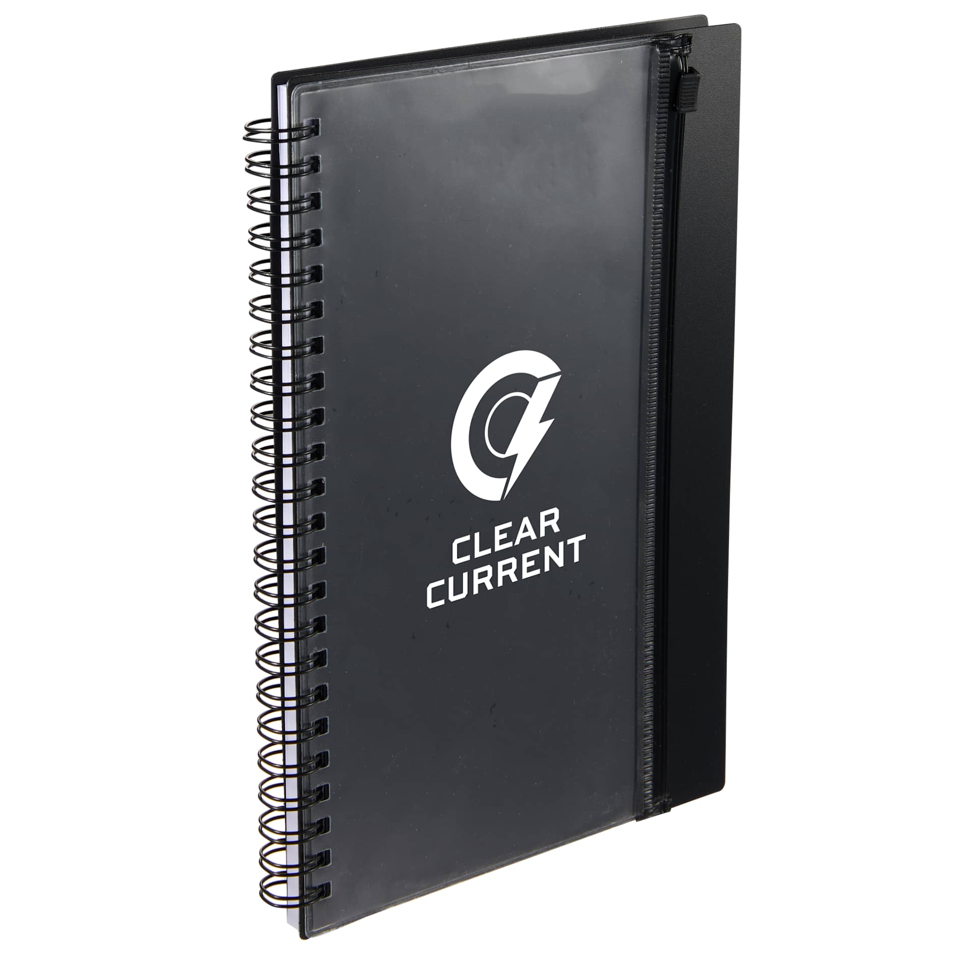 5.5" x 8.5" Spiral Notebook with Clear Pocket 116