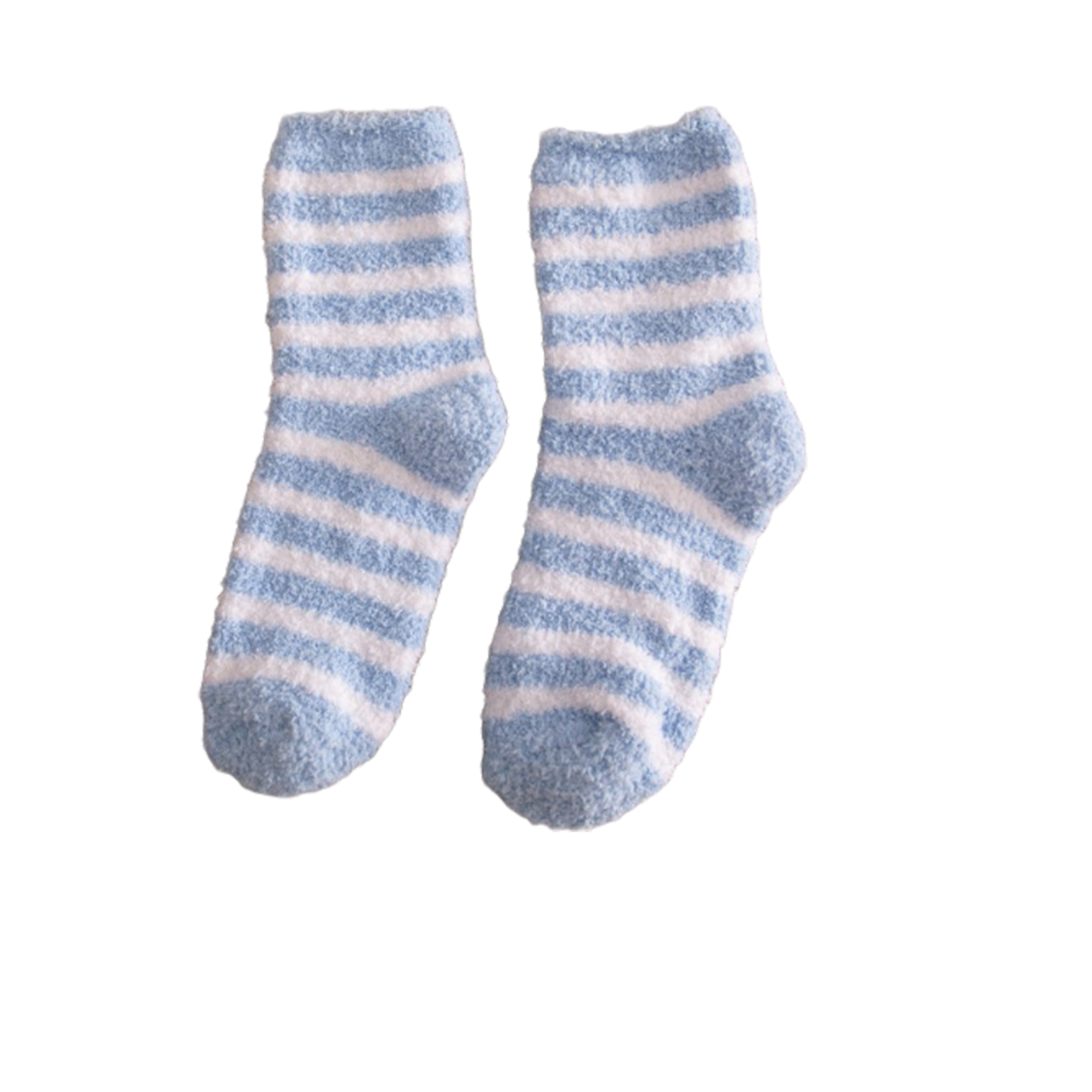 Stylish Striped Coral Fleece Warm Socks 6