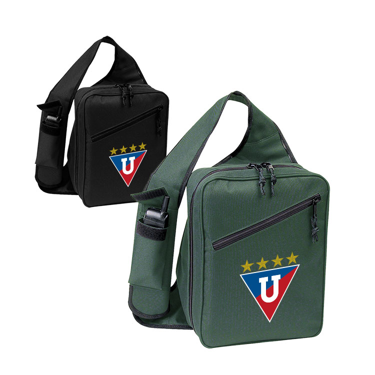 600D Polyester Crossbody Sling Backpack with Multiple Pockets 2