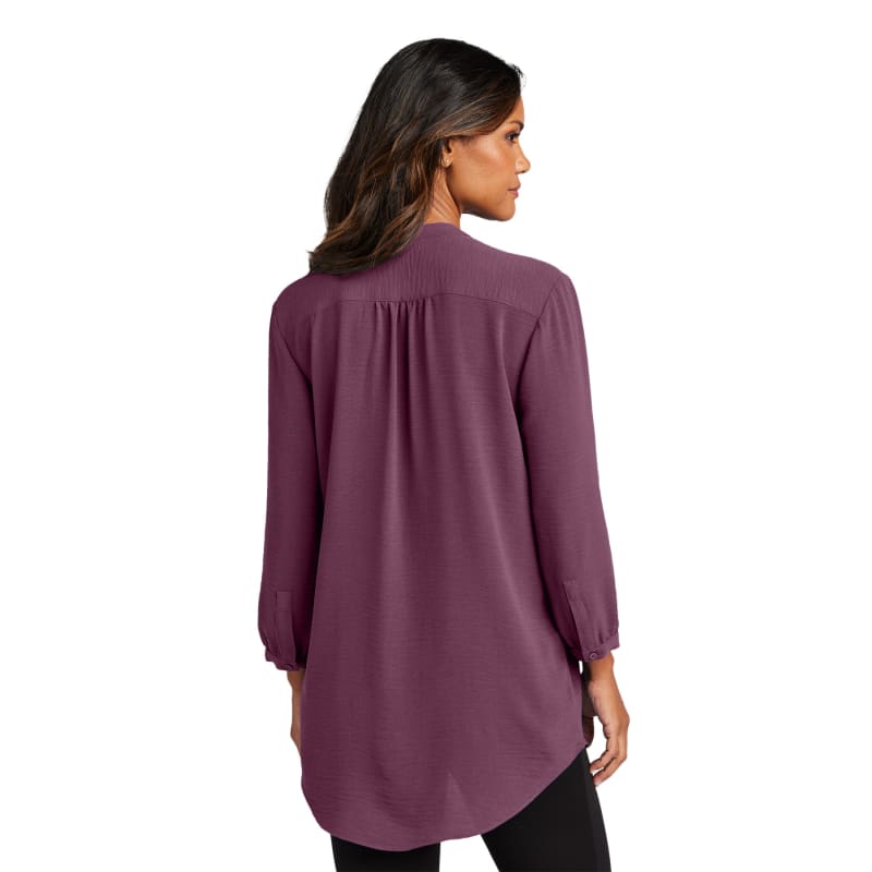 Port Authority Ladies 3/4-Sleeve Textured Crepe Tunic 23