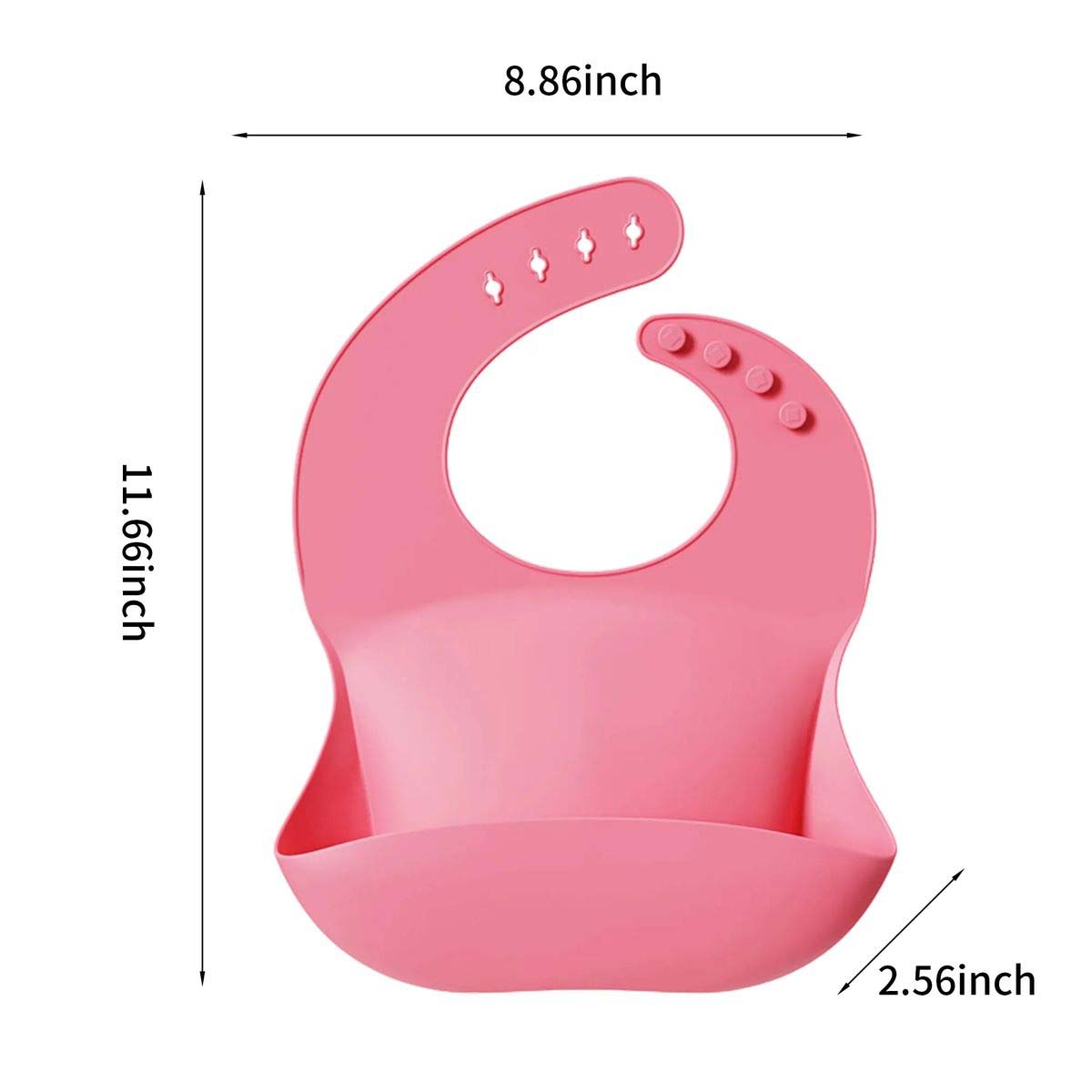 Adjustable Silicone Baby Bib for Feeding Time 10