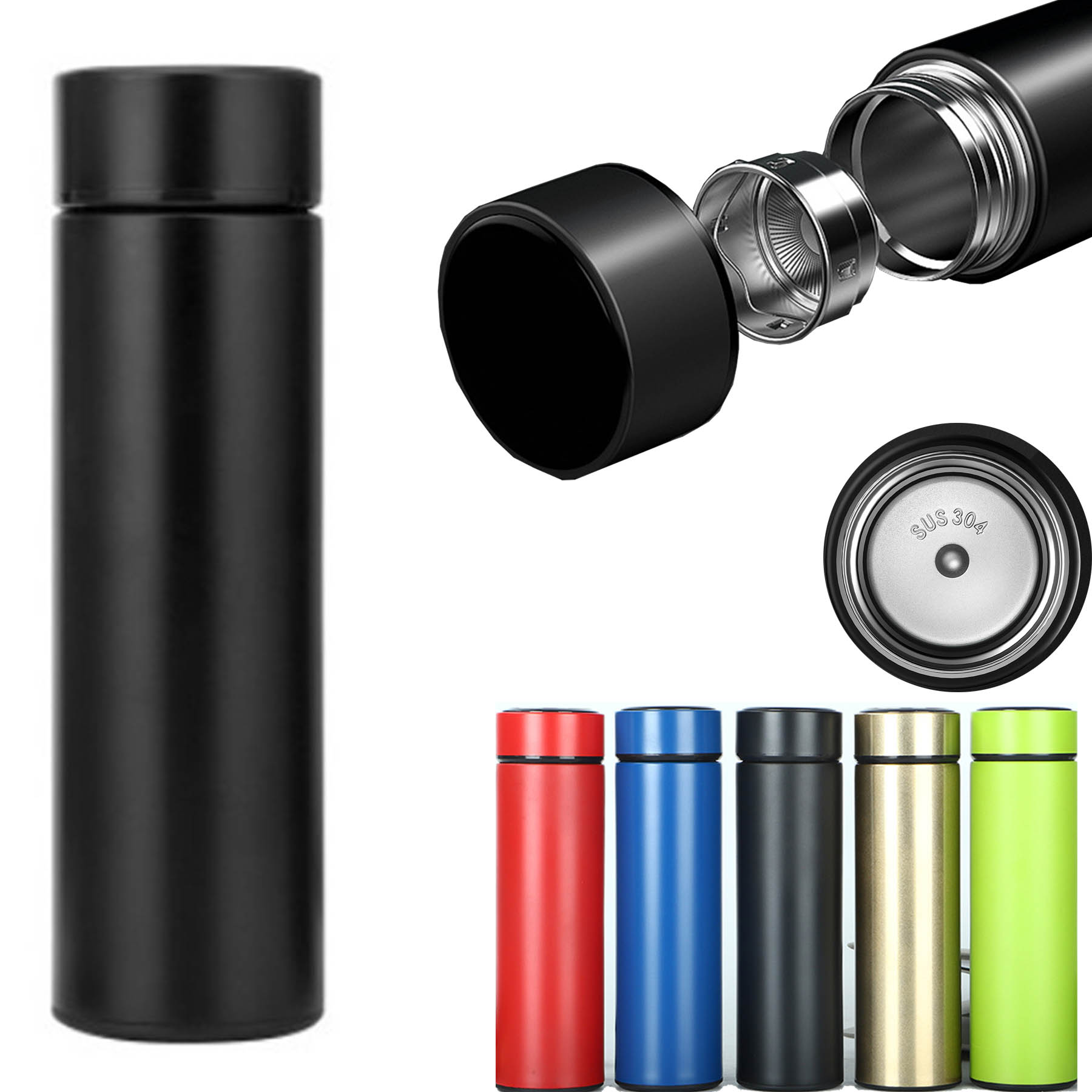 16 OZ Stainless Steel Double Wall Water Bottle 2
