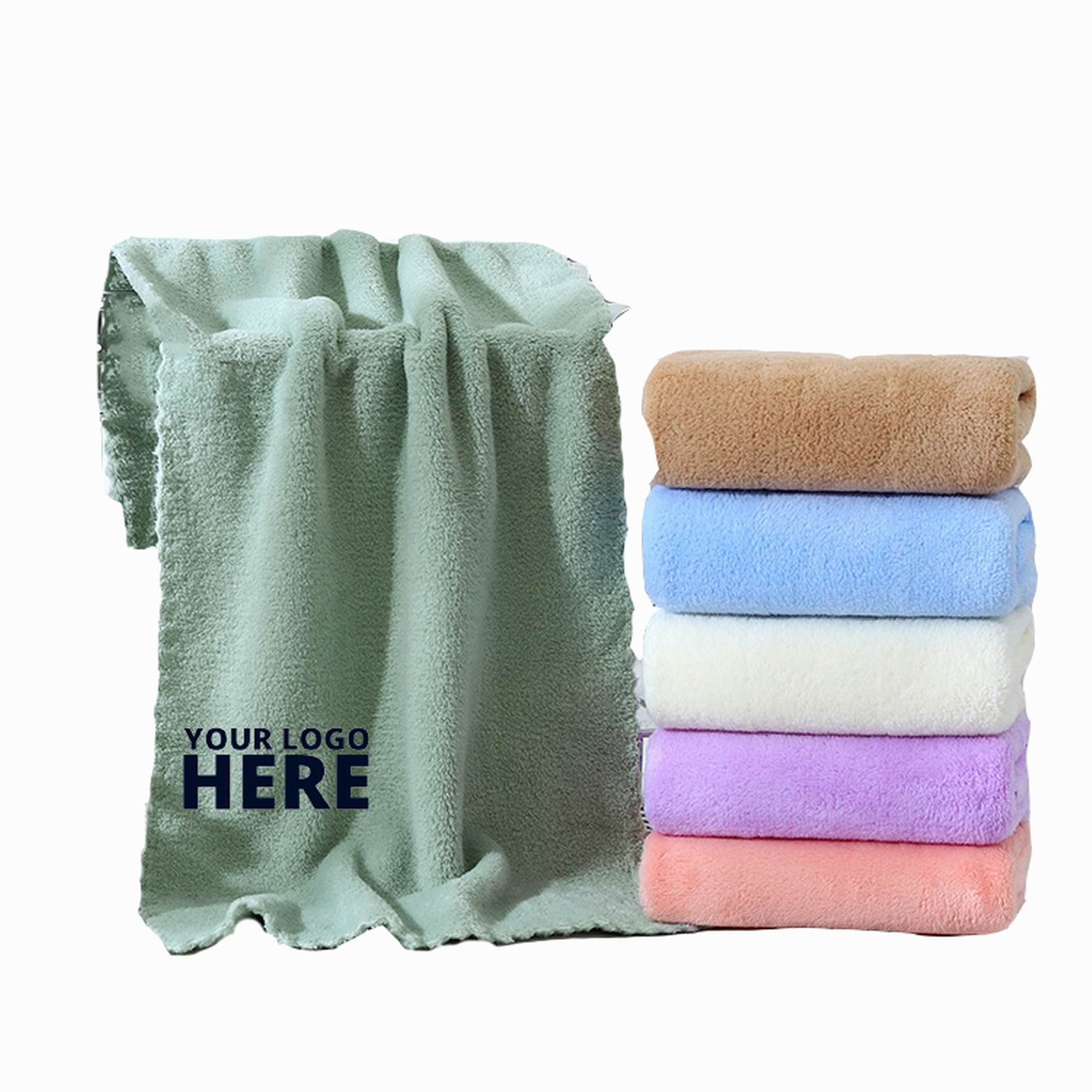 Microfiber Coral Fleece Towel 2