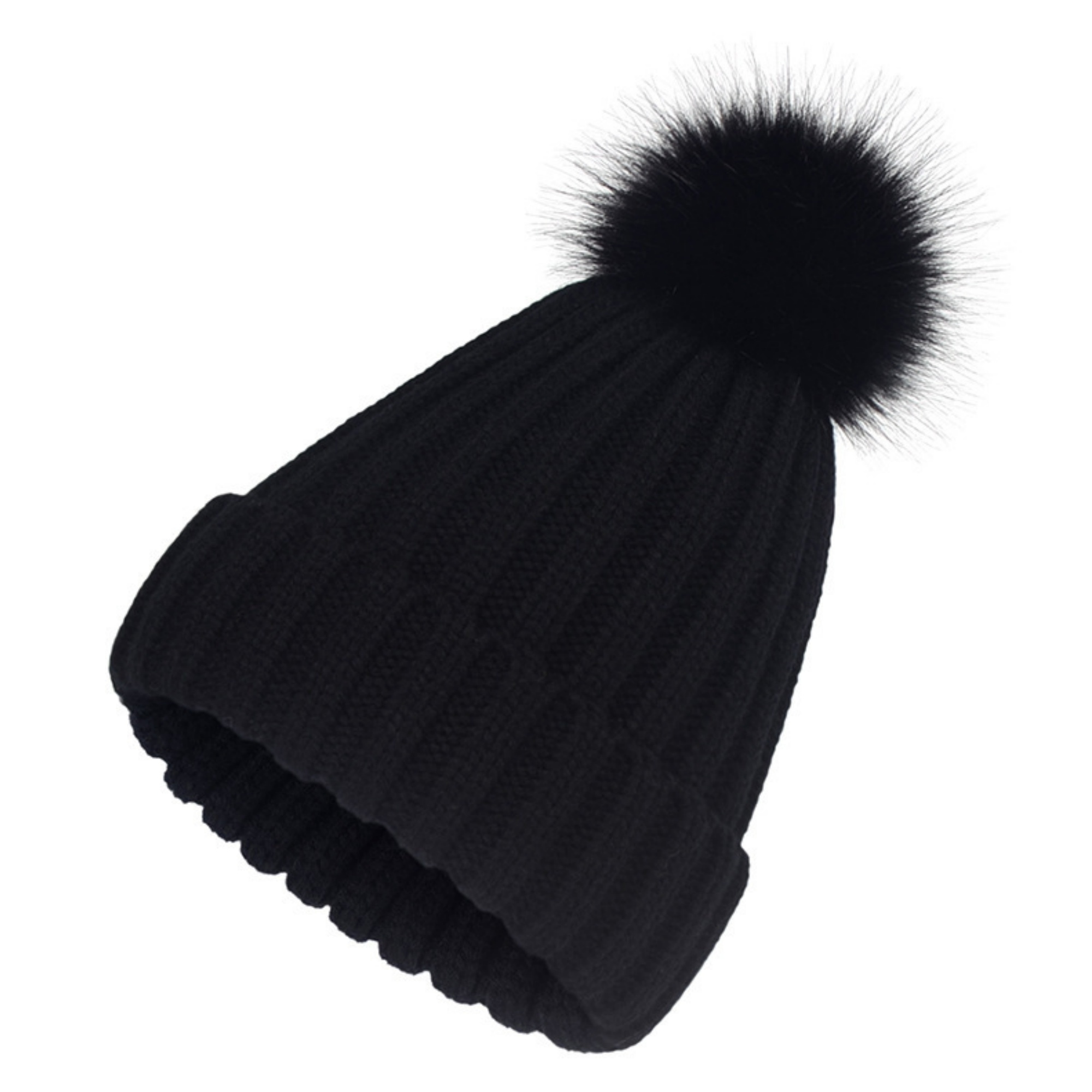 Women Winter Ski Hat with Pom 7
