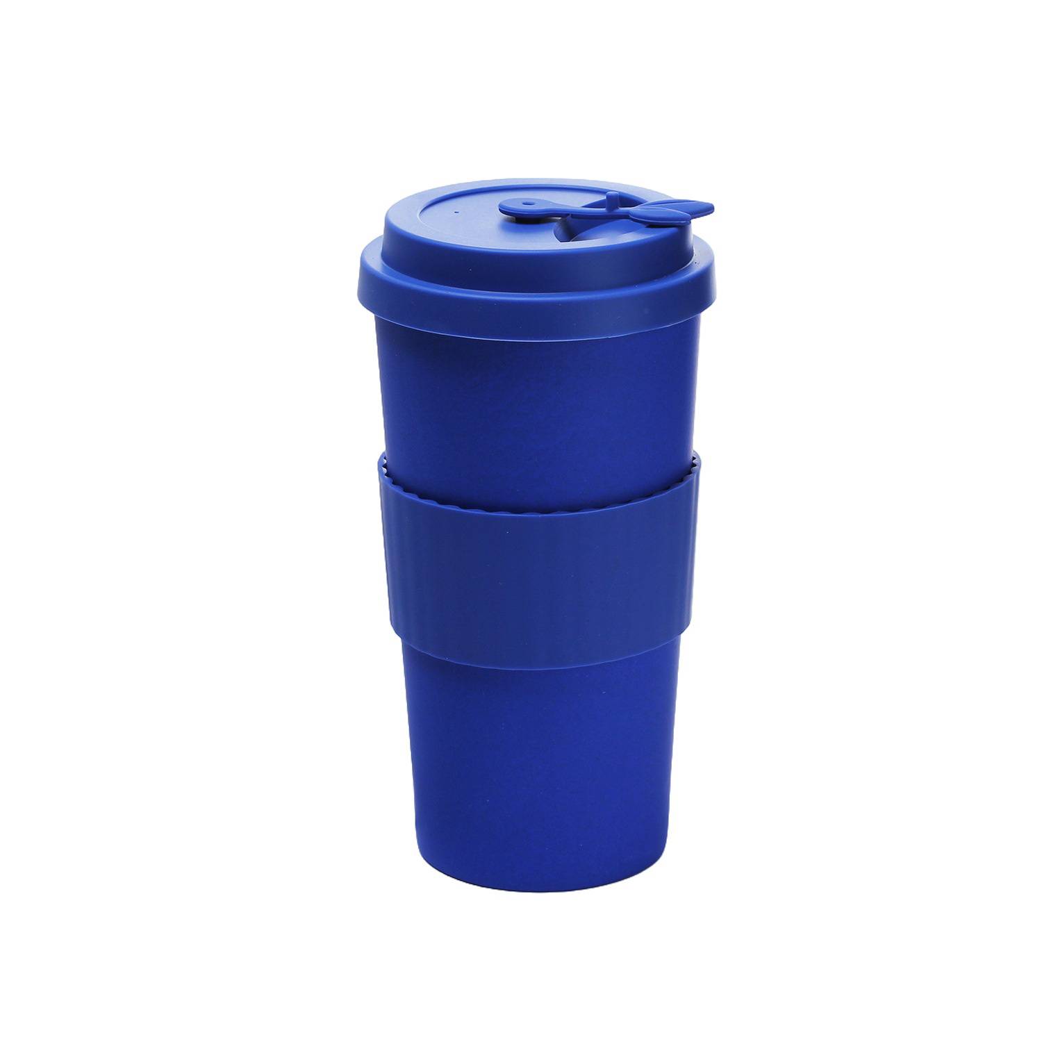 17oz Leak Proof Silicone Coffee Cup w/ Lid 8