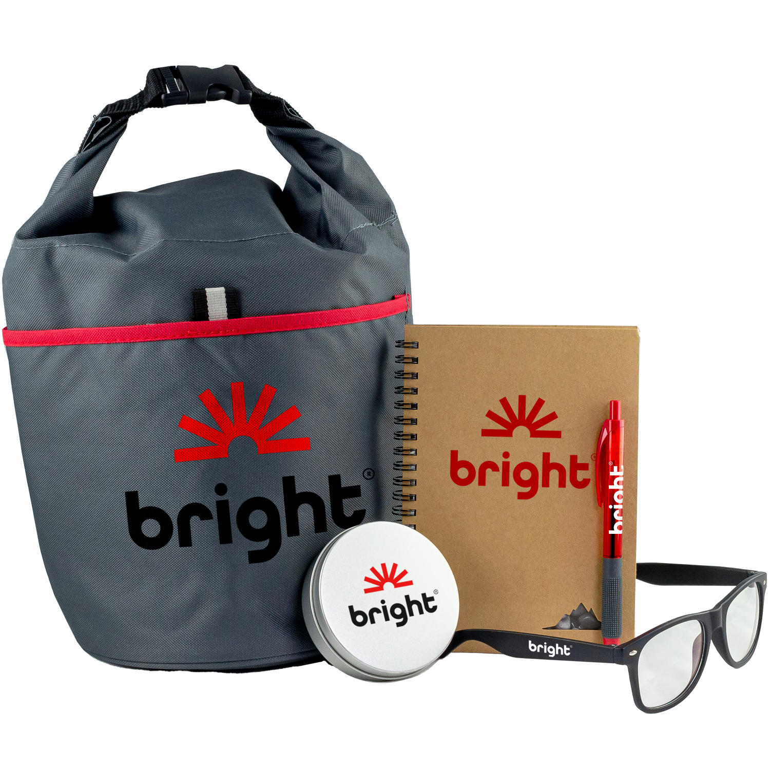 Productivity Kit with Stone Notebook, Blue Light Glasses & Stress Putty 1