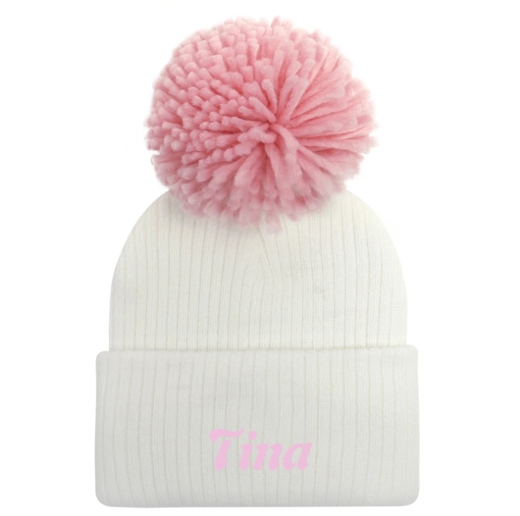 Baby Knit Pom Beanie With Cuff 7