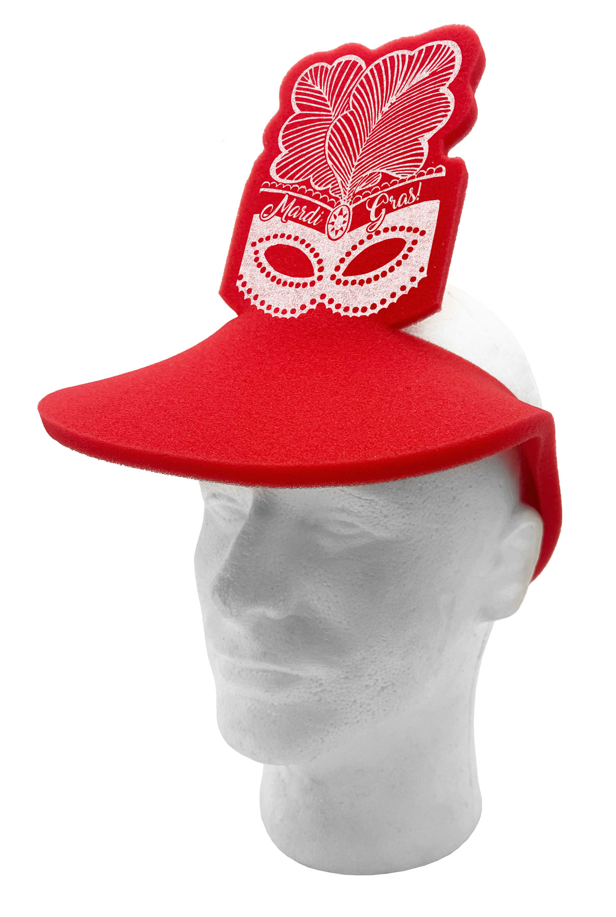 Mardi Gras Popup Visor 13