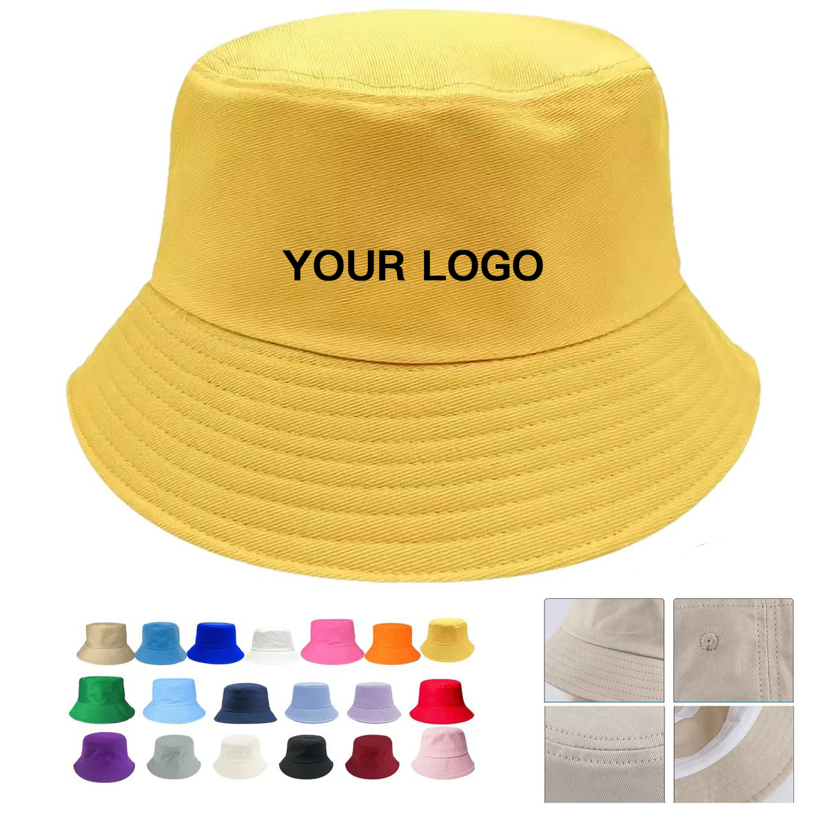 Wide Brim Cotton Sun Hat For Daily Outdoor Wear 6