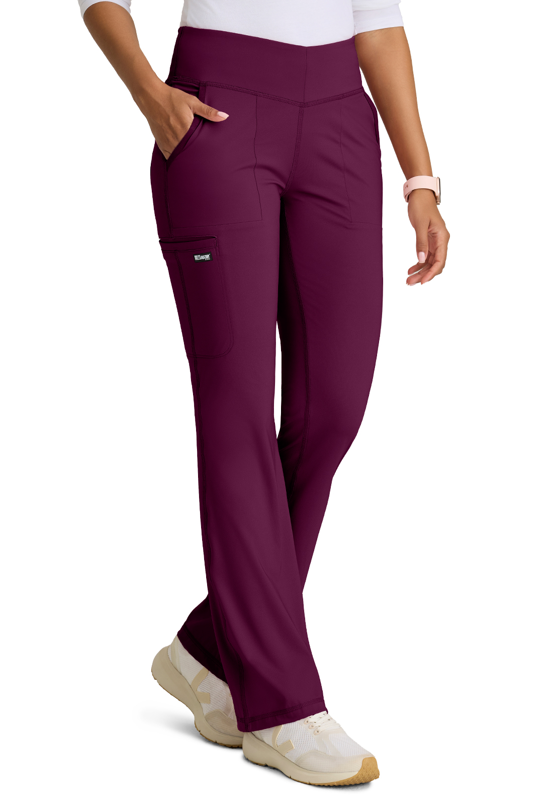 Grey's Anatomy Knit Stretch - Women's Five-Pocket V-Front Swift Scrub Pant 17