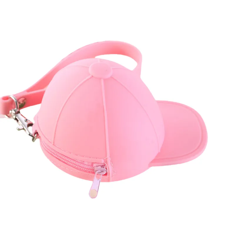 Baseball Hat Shaped Silicone Coin Purse 1